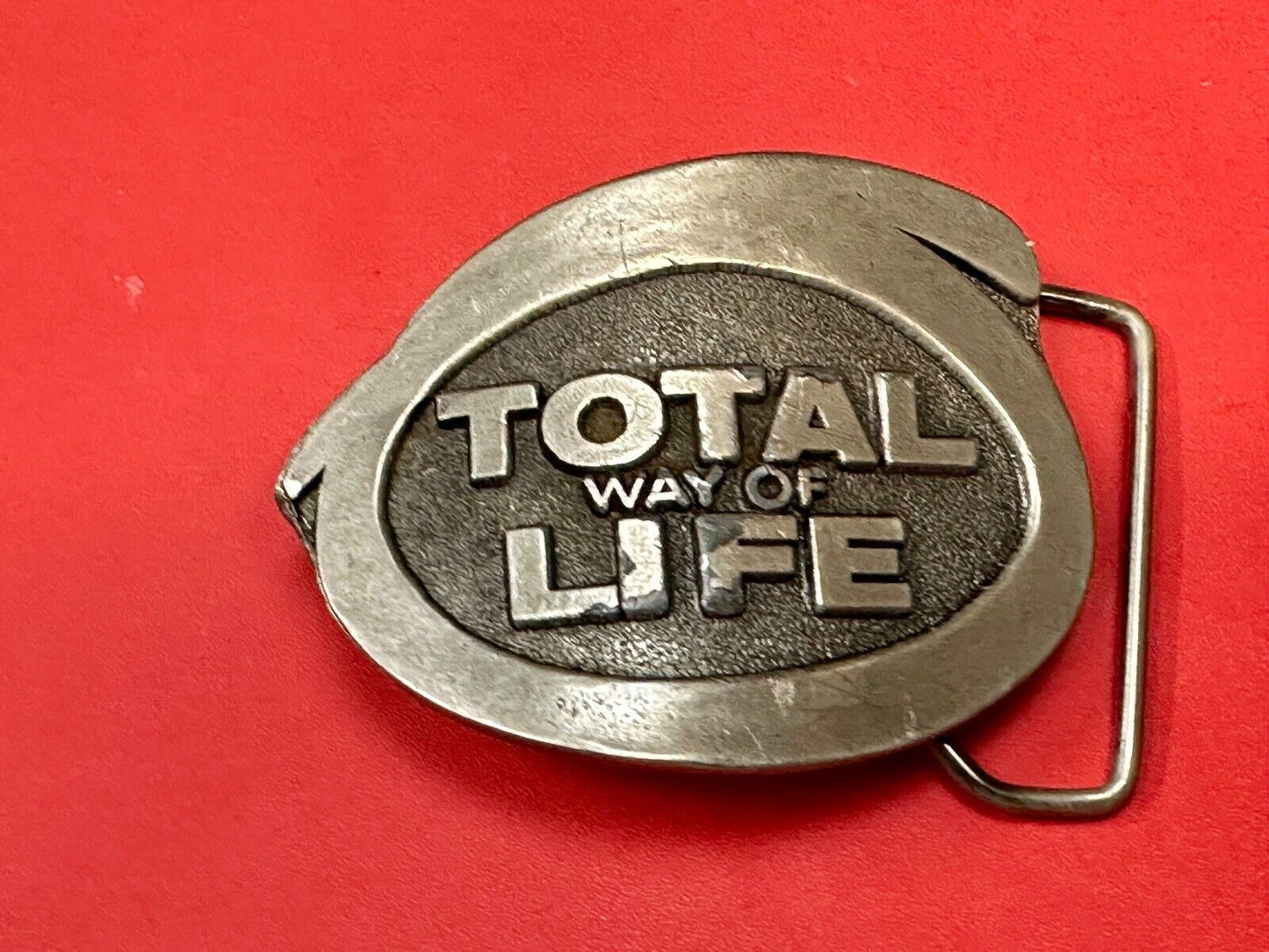 Total Way of Life Lewis Buckles Belt Buckle Midway Independent Life 1976