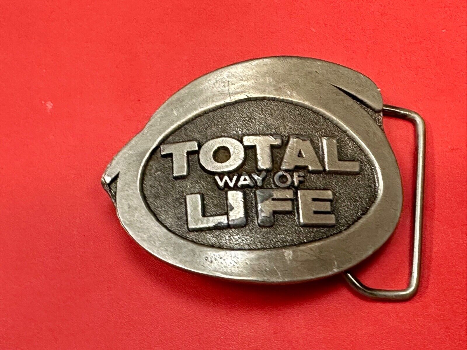 Total Way of Life Lewis Buckles Belt Buckle Midway Independent Life 1976