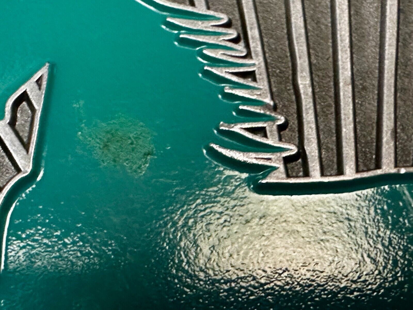 Gasparilla Horse Stallion W/ Sea Shells Green Enameled Accents Belt Buckle