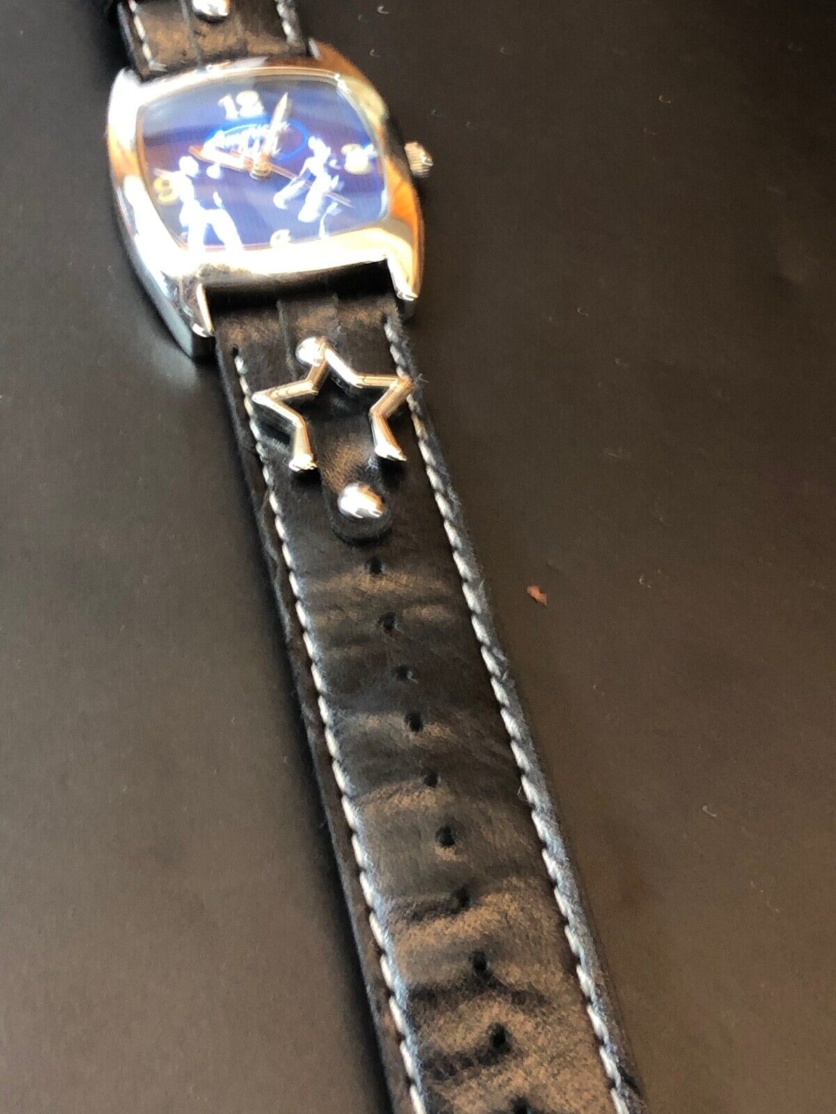 American Idol Silver Tone Black Band Excellent Condition  Watch - Ultimate Fan! 