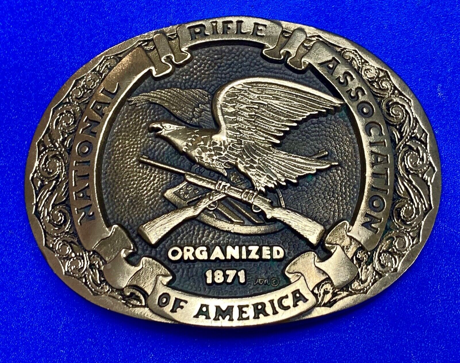 Award Design Medals - National Rifle Assn. Gun Rights 2nd amendment Belt Buckle
