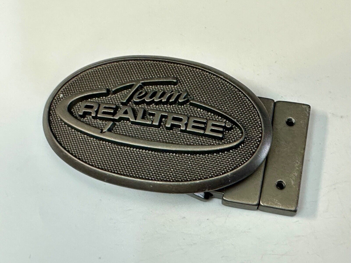 Team Realtree Hunting Accesories Duck Dynasty Advertisement Belt Buckle