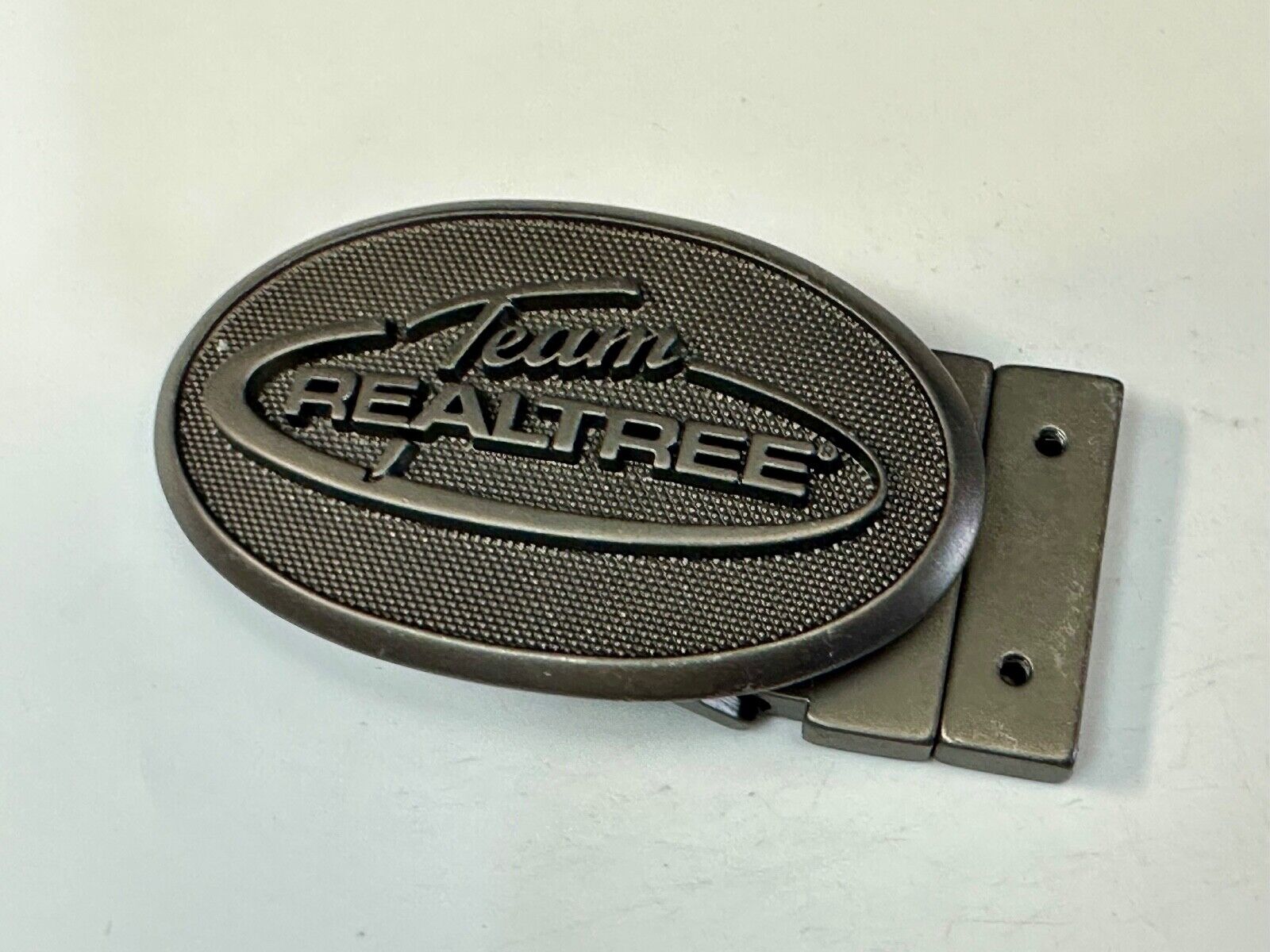 Team Realtree Hunting Accesories Duck Dynasty Advertisement Belt Buckle