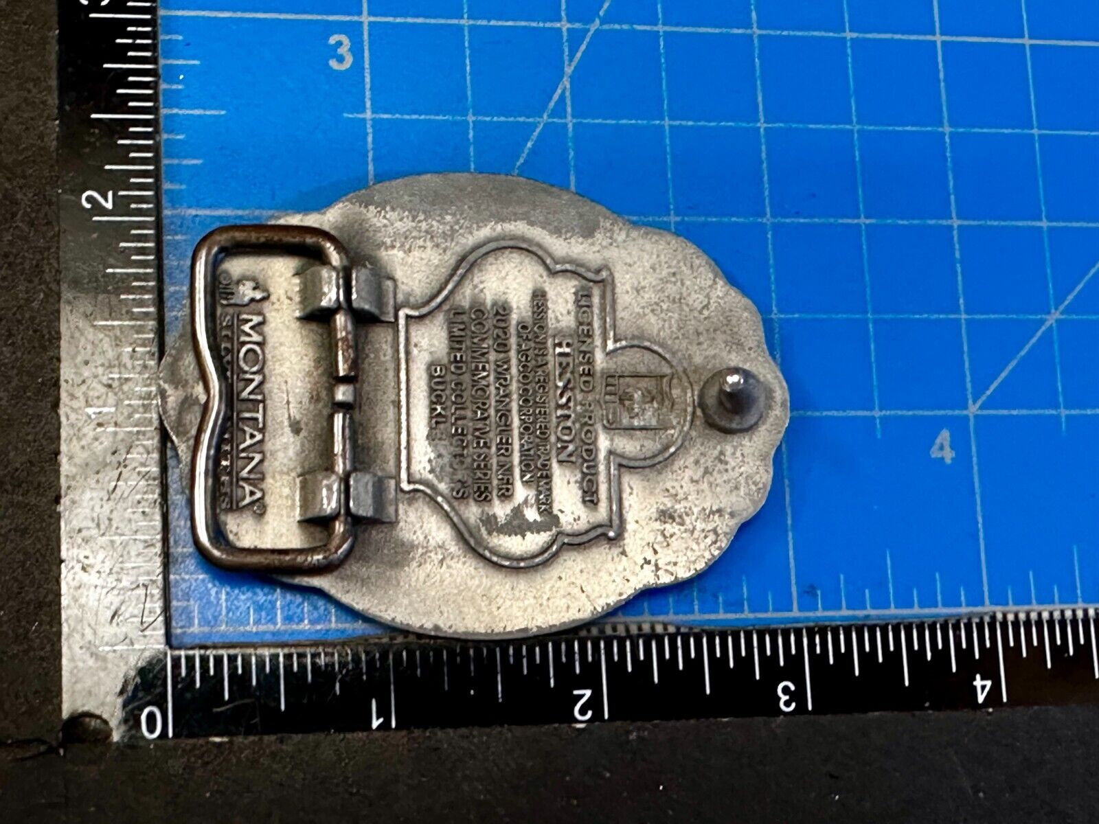 2020 NFR Wrangler National Finals Rodeo Cowboys Montana Silversmiths Belt Buckle
