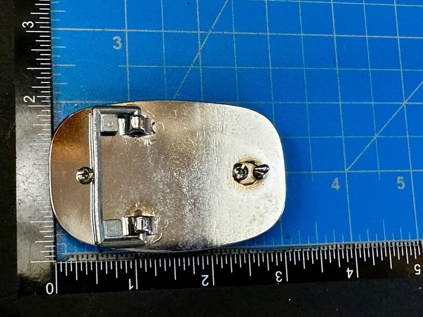 30 x 40 mm Silver Tone Horizontal Belt Buckle for your Cabochon Gem Stone