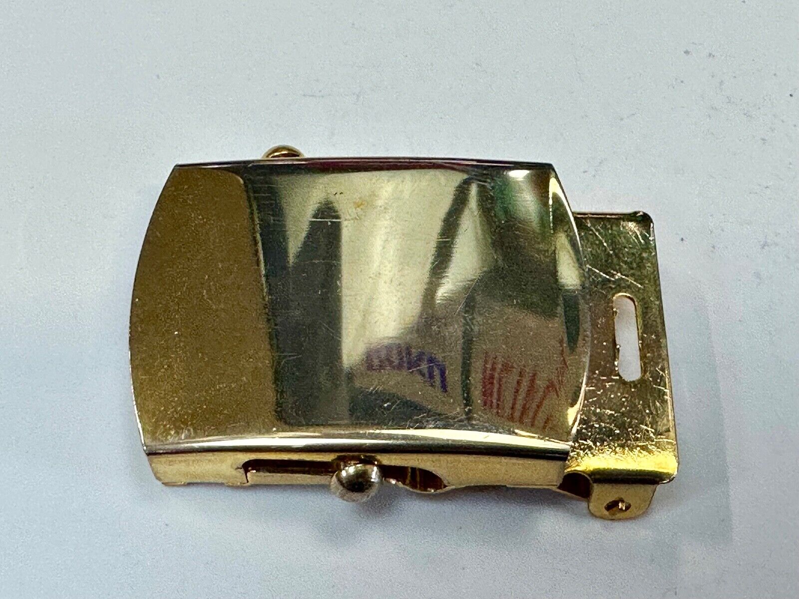 Vanguard V-21 USMC Marines Military Dress Solid Brass belt buckle MADE IN USA