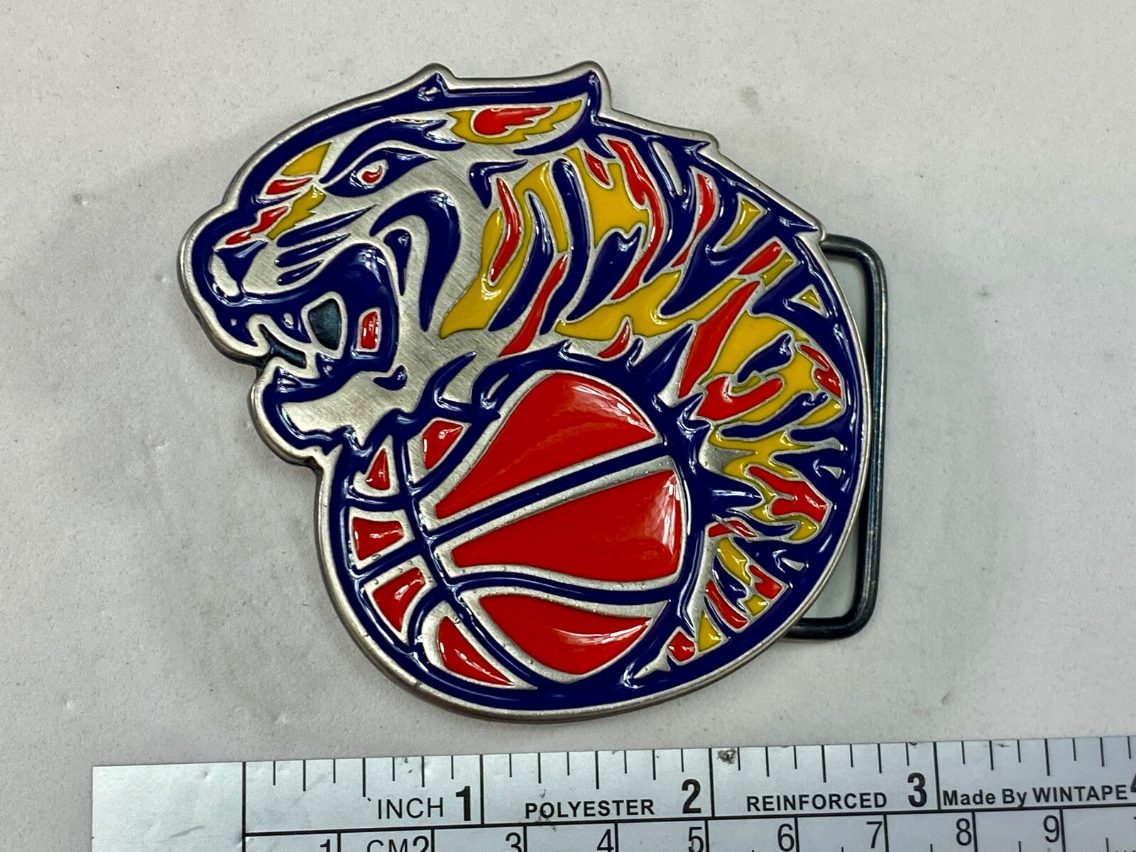 Tigers Basketball Mqpoel Holon Belt Buckle Made In Isreal Cbaka 