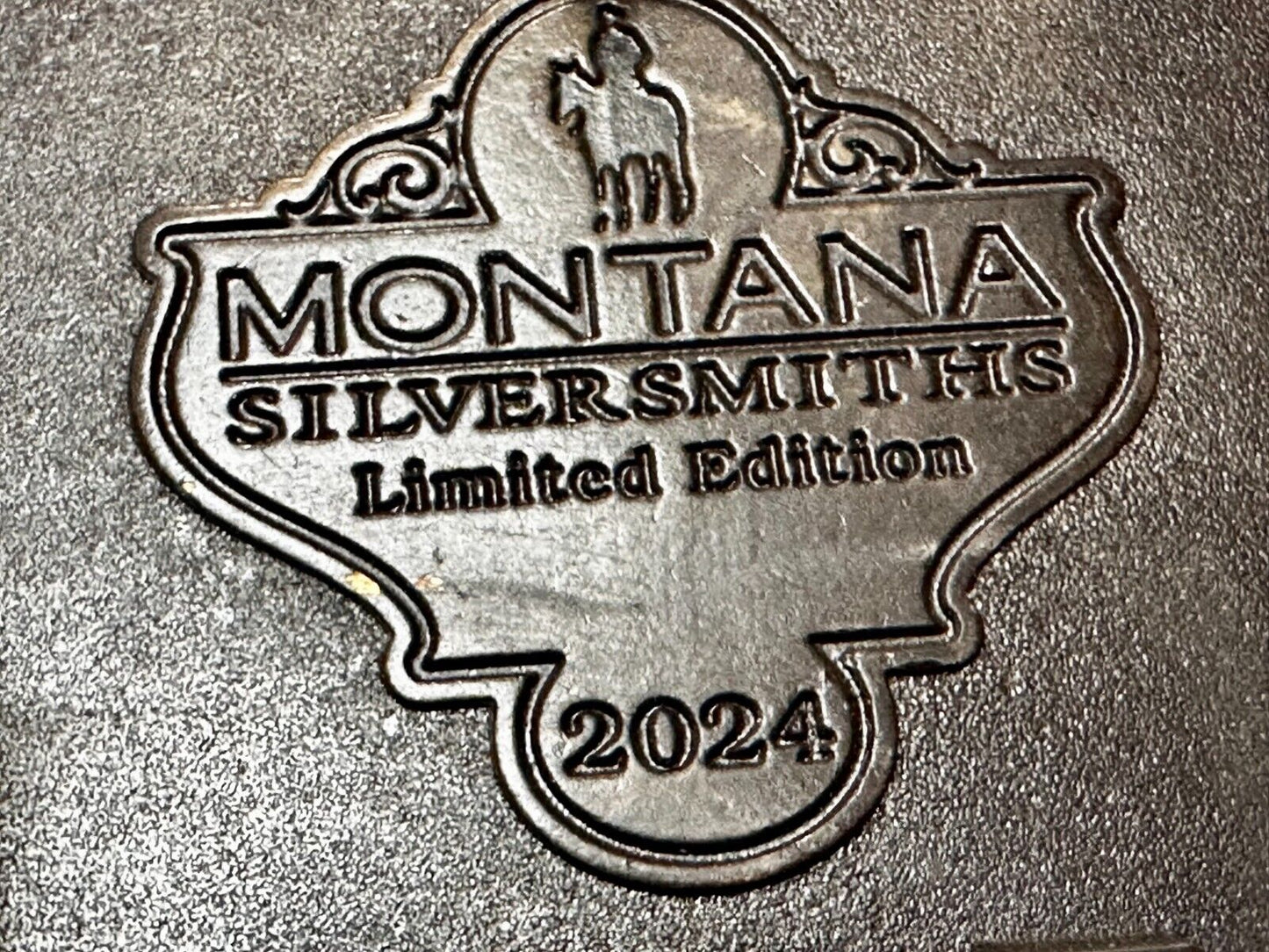 2024 Pendleton Whiskey Let'er Buck Rodeo Cowboy Montana Silversmiths Belt Buckle