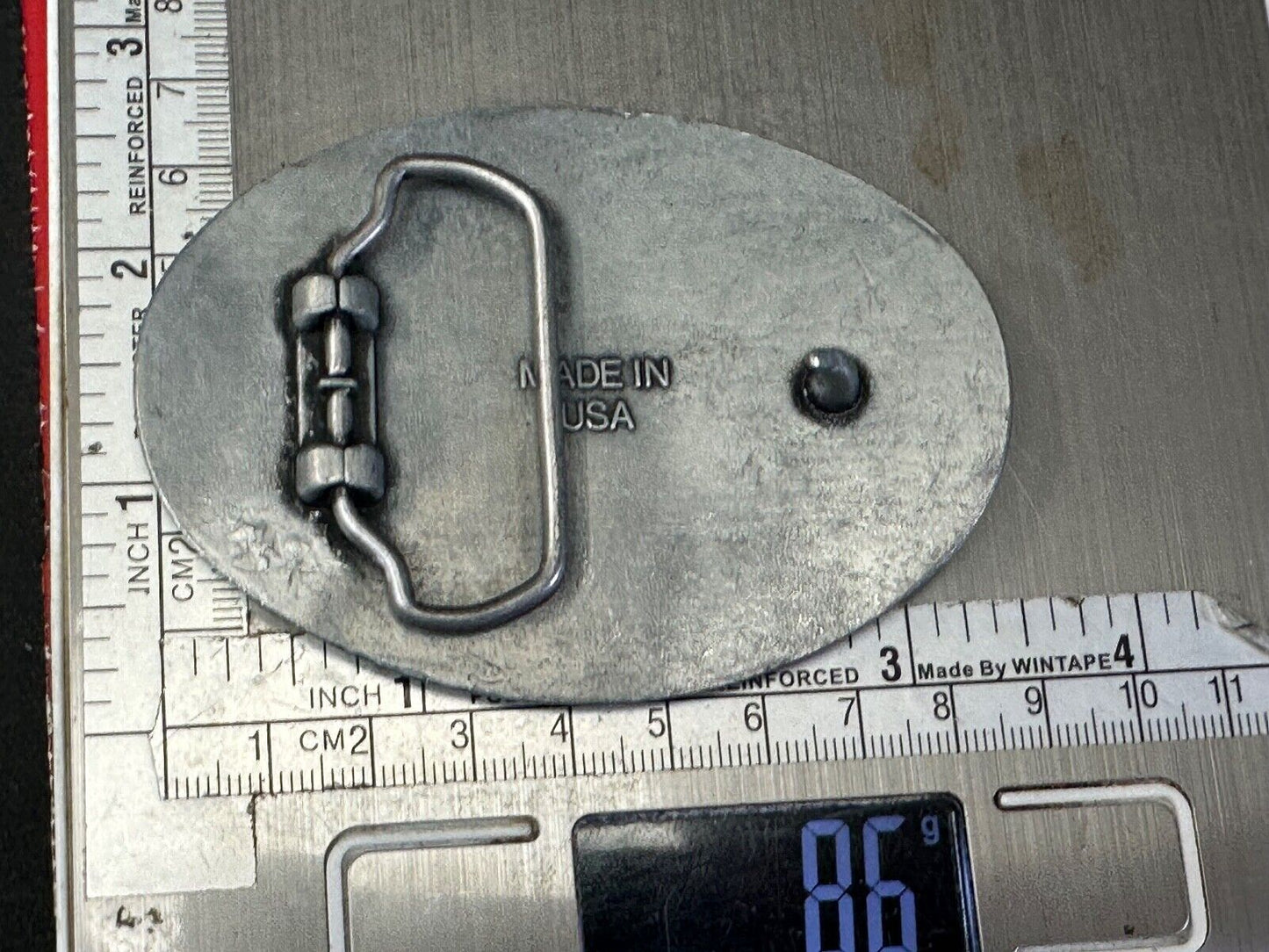 APS metal oval belt buckle  - unknown to me!