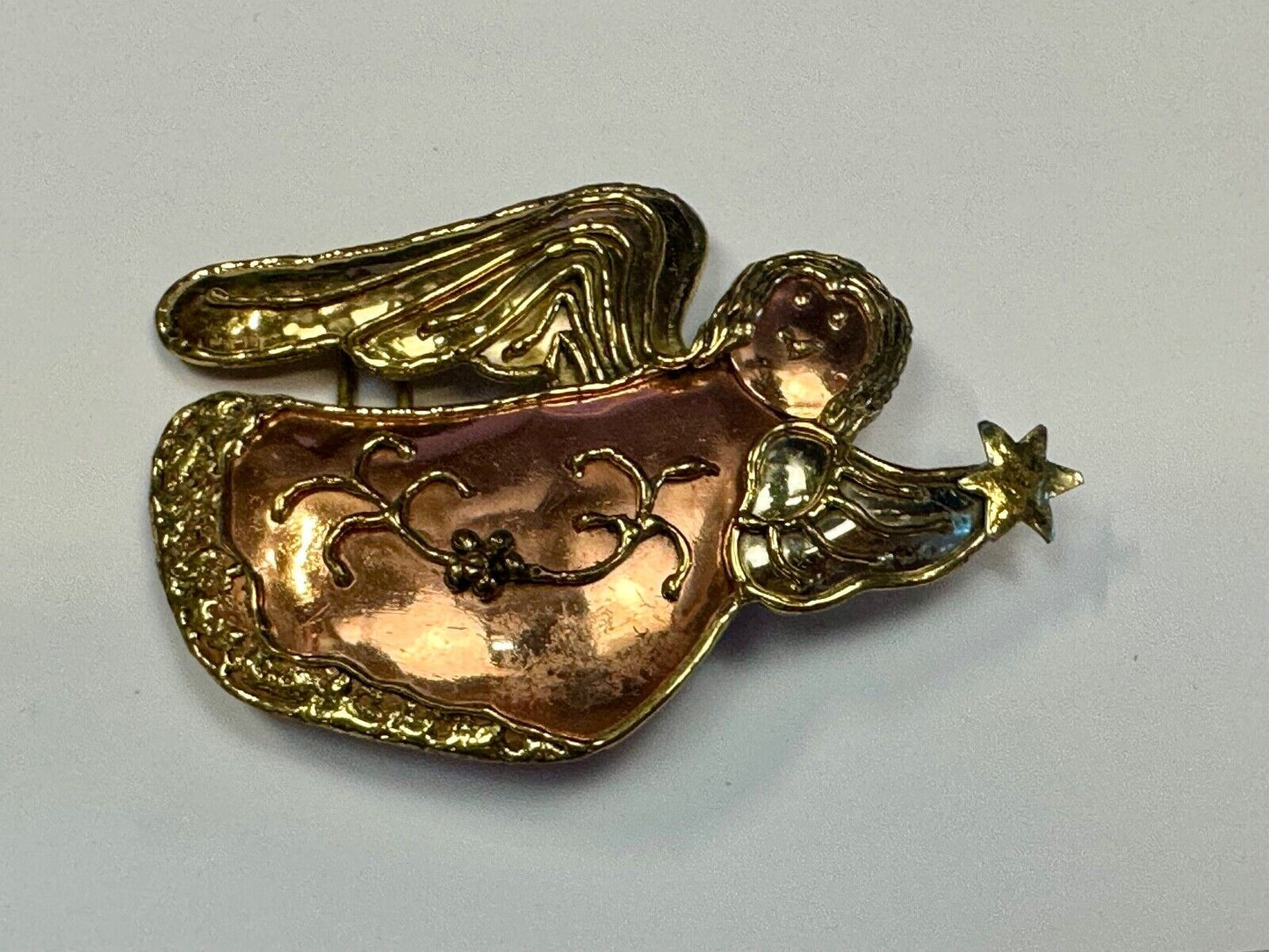 ANGLE Vintage mixed metal belt slide
