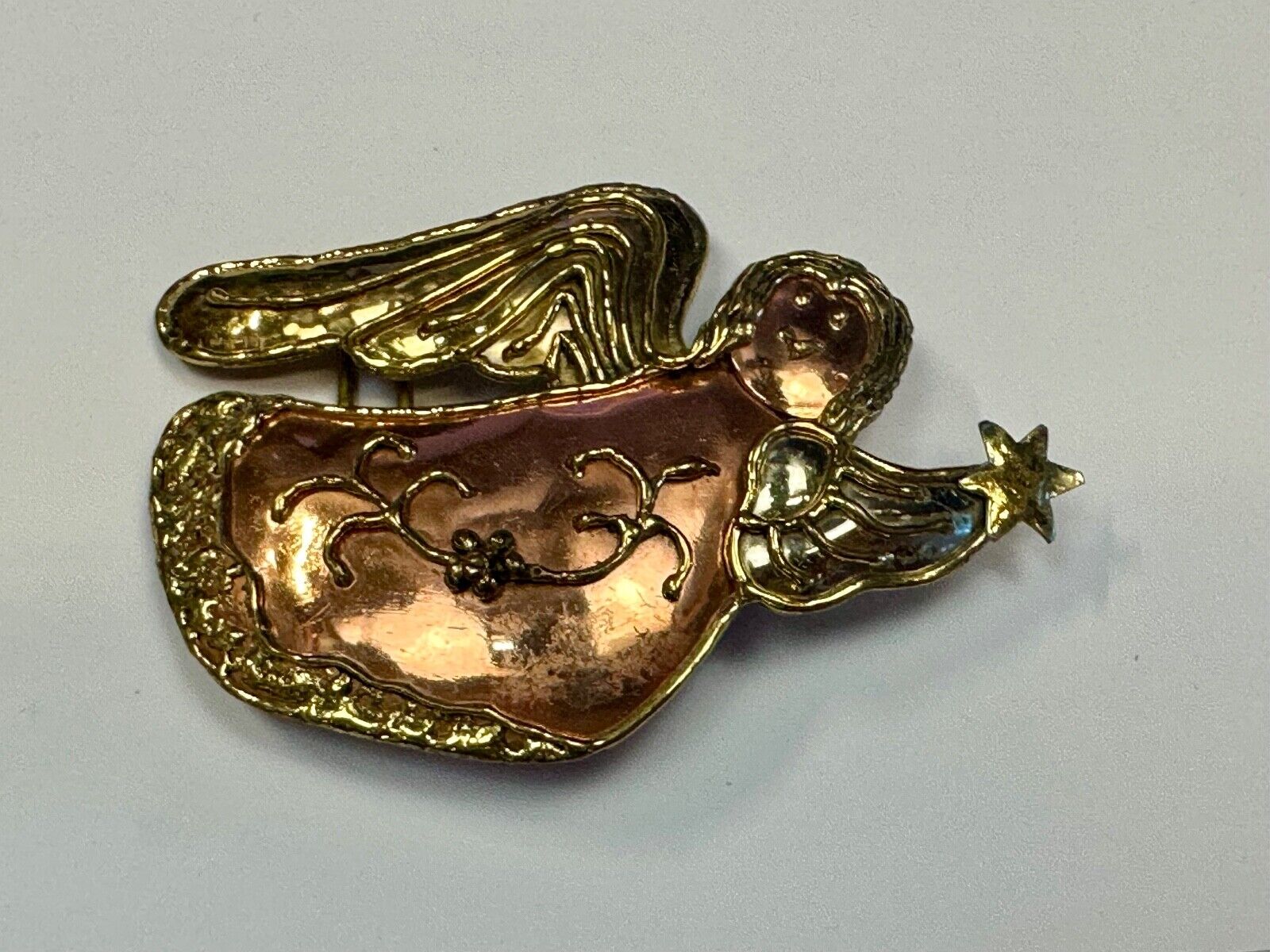 ANGLE Vintage mixed metal belt slide