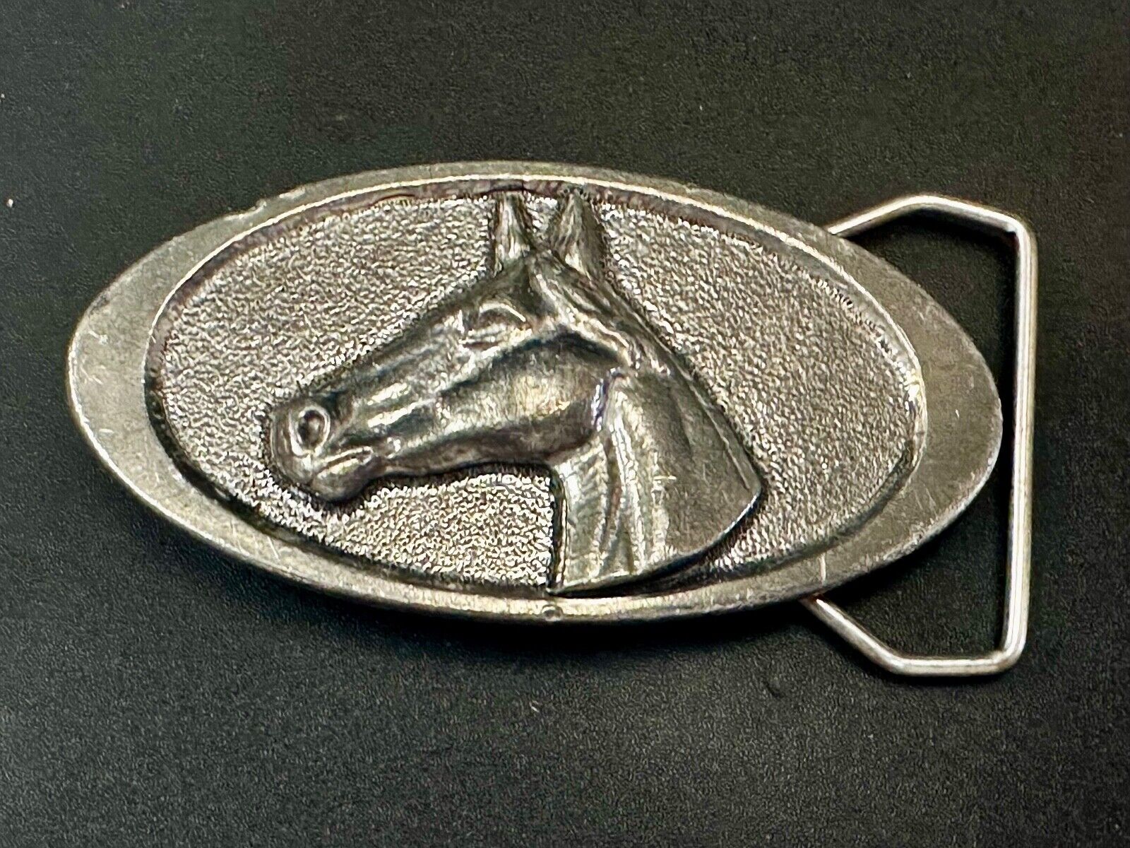 Vintage Horse head - 1976 Adezy Western Animal Lovers Belt Buckle