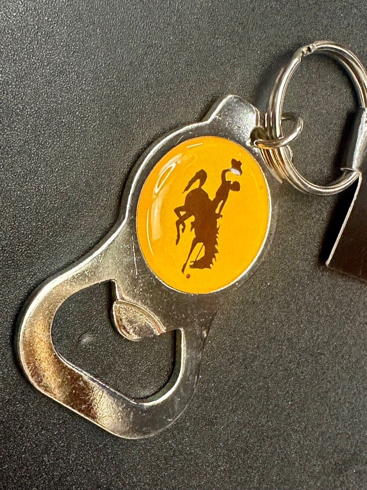 University of Wyoming Cowboys Bottle Opener Keychain Key Ring by Aminco