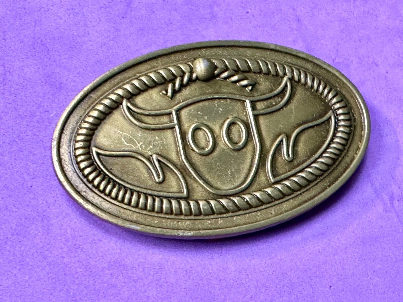 Abstract Western Texas longhorn Steer  rodeo cowboys CAR Saddle paper CLIP
