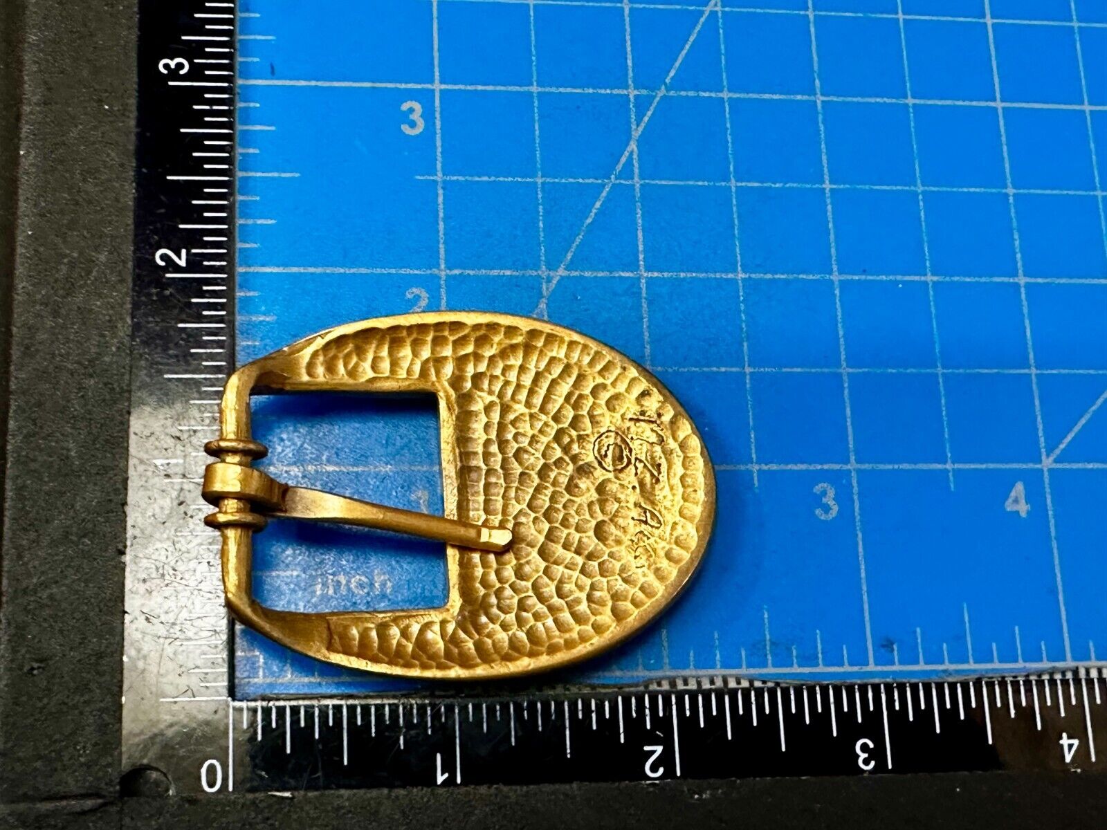 Unique Retro Gold Tone Replacement Dress Belt Buckle - Signed
