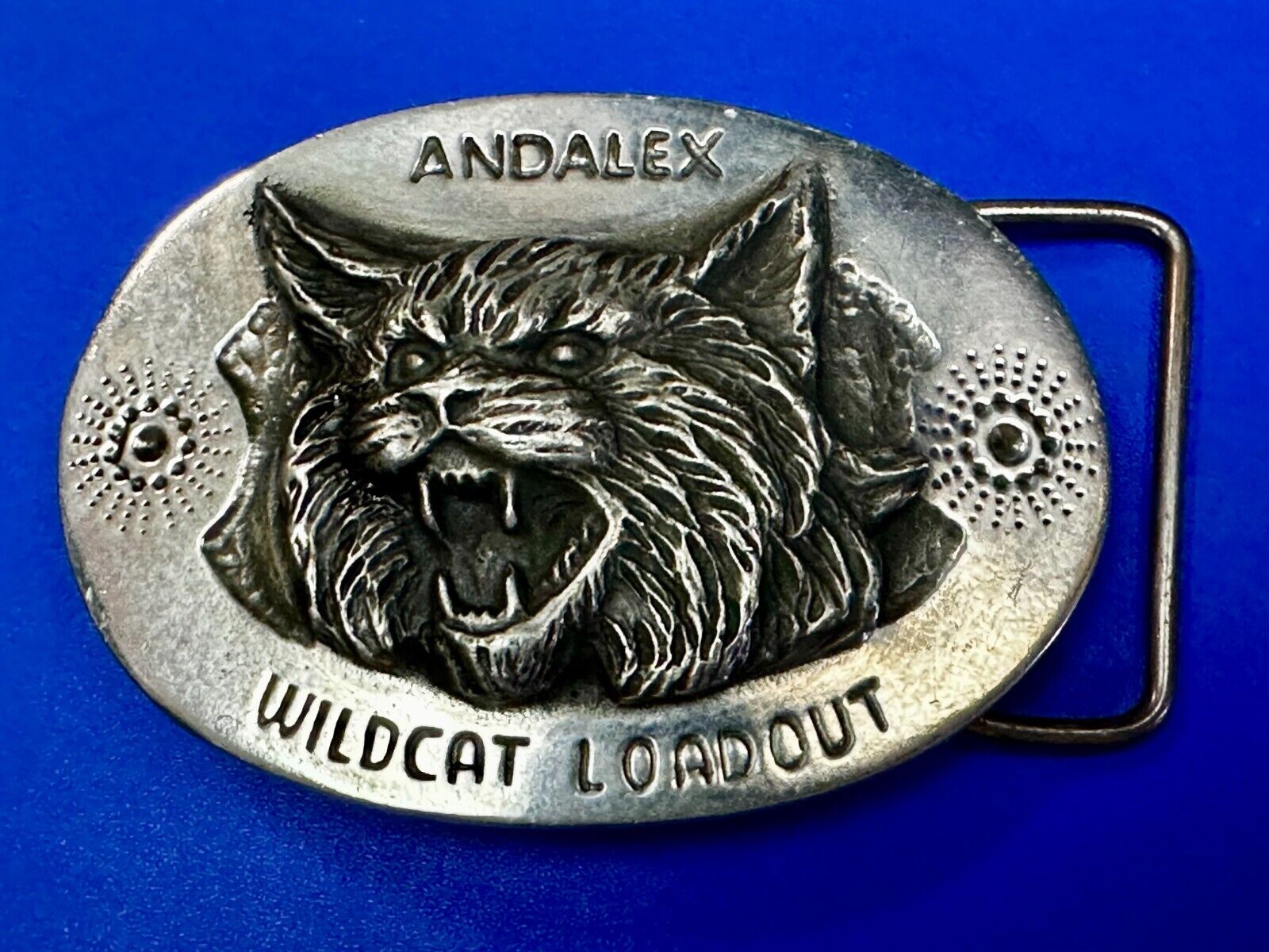 Andalex Wildcat Loadout Vintage Sculpture Belt Buckle by Artist Gary Prazen