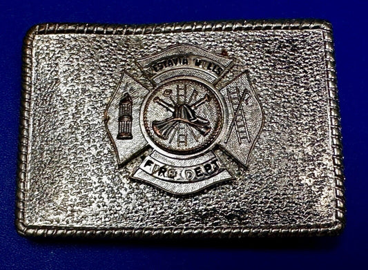 Vestavia Hills AL Department Fire Fighter Fireman Hook Fast Vintage Belt Buckle