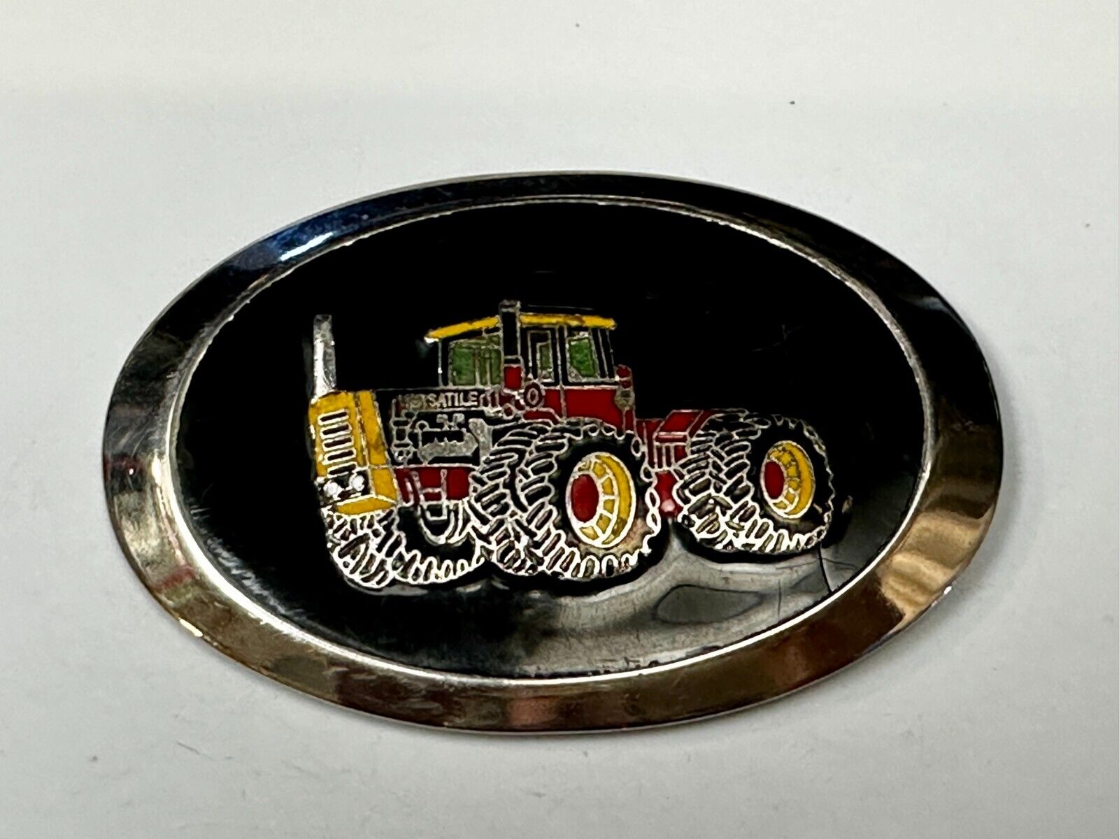 Tractor Agricultural Farm Equipment Arroyo Grande Farmers Vintage Belt Buckle