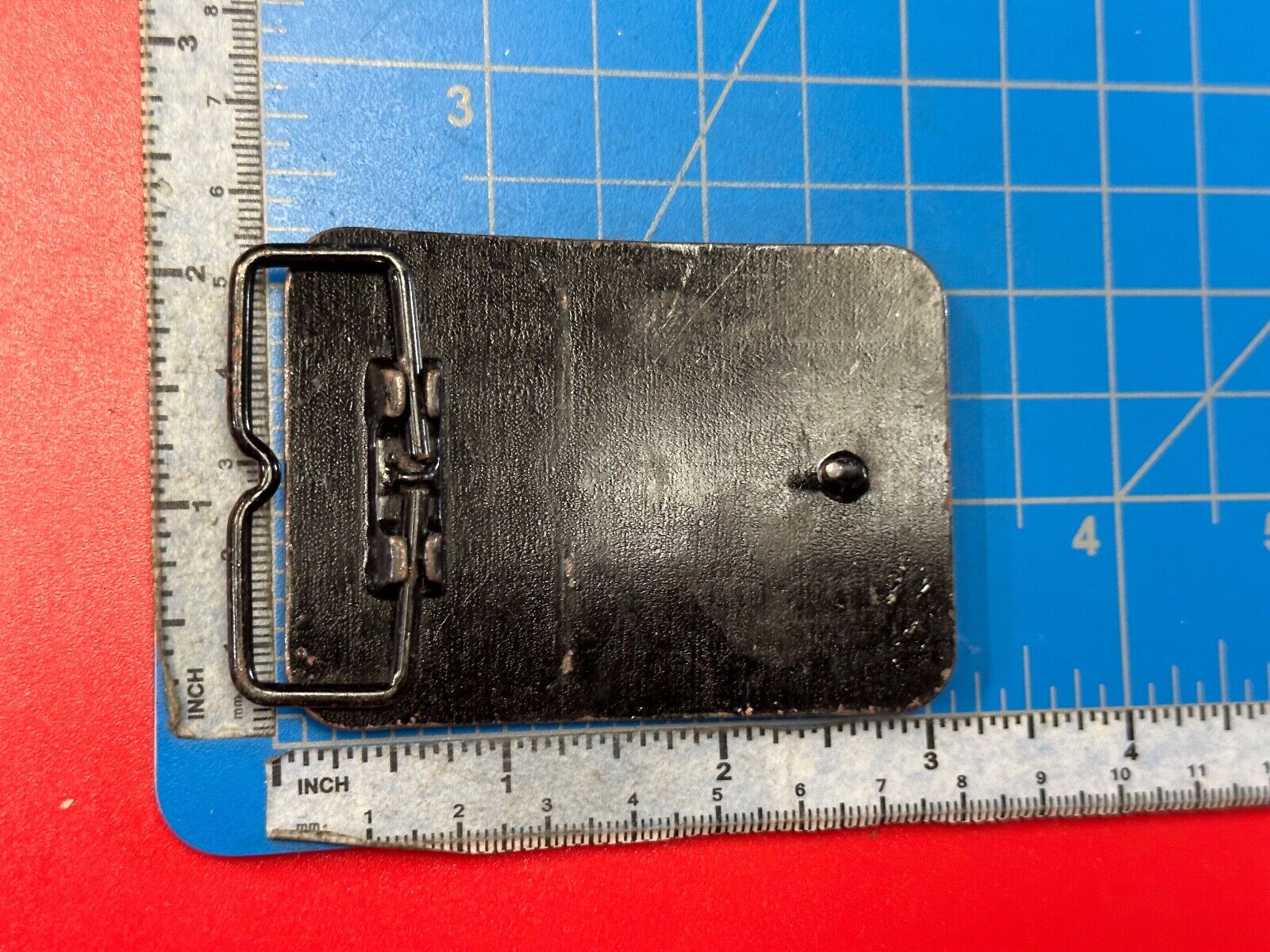 Vintage 1970's Burks Pumps Company Promotional Advertising belt buckle