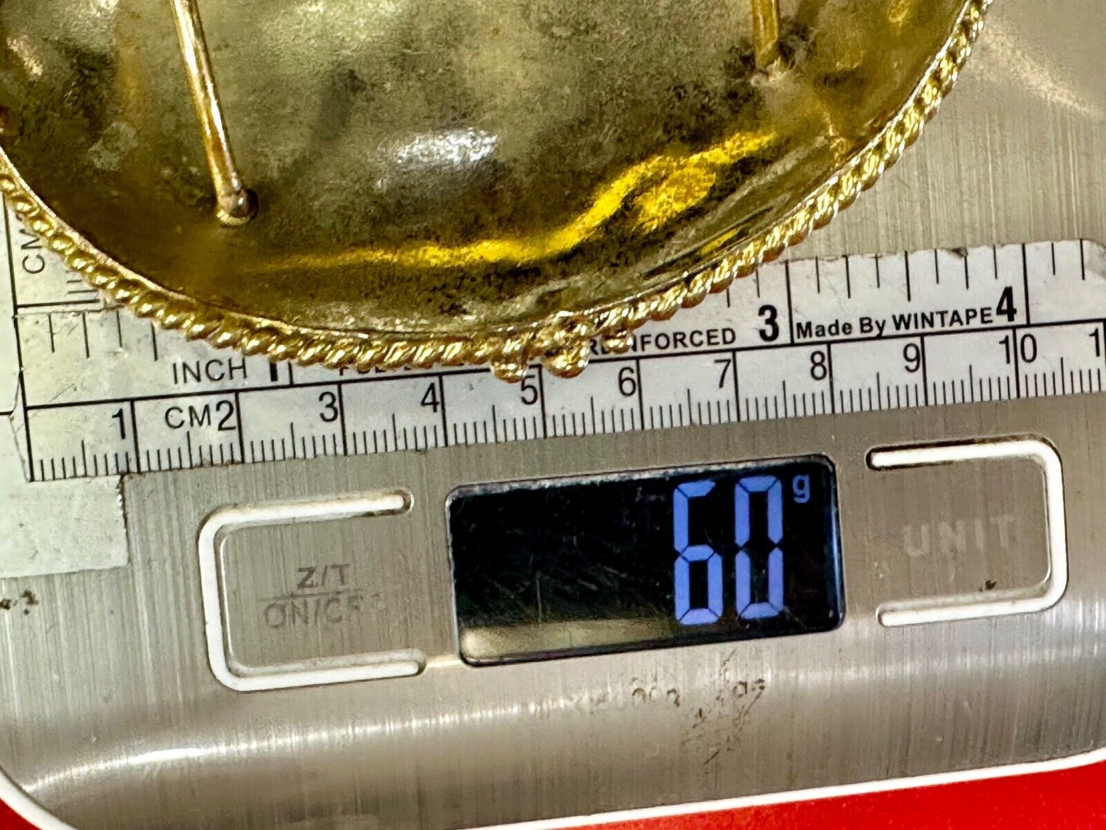 two tone LEAF theme unknown to me! green turquoise? Artisan western belt slide