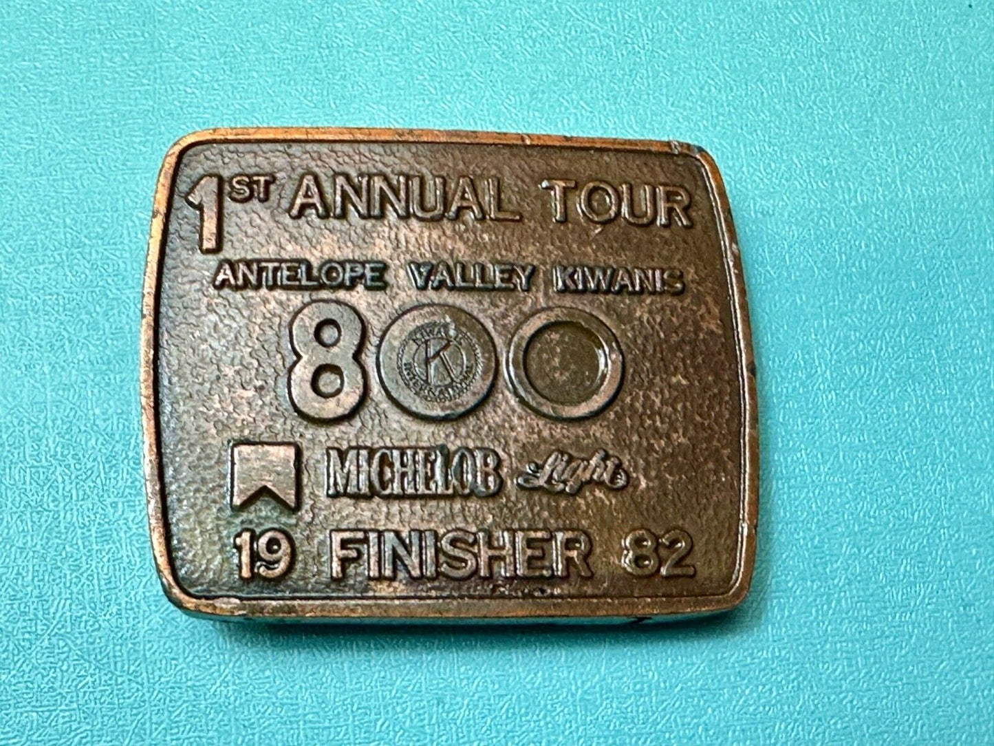 Antelope Valley 800 Kiwanis Finisher Belt Buckle 1st Annual Tour