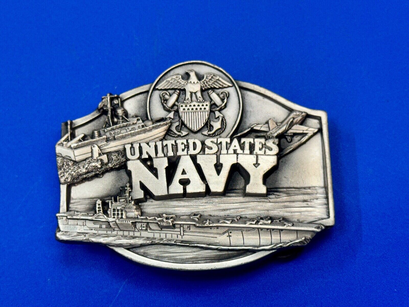 United States Navy USA Continental Congress Vintage 1987 Belt Buckle by Siskiyou
