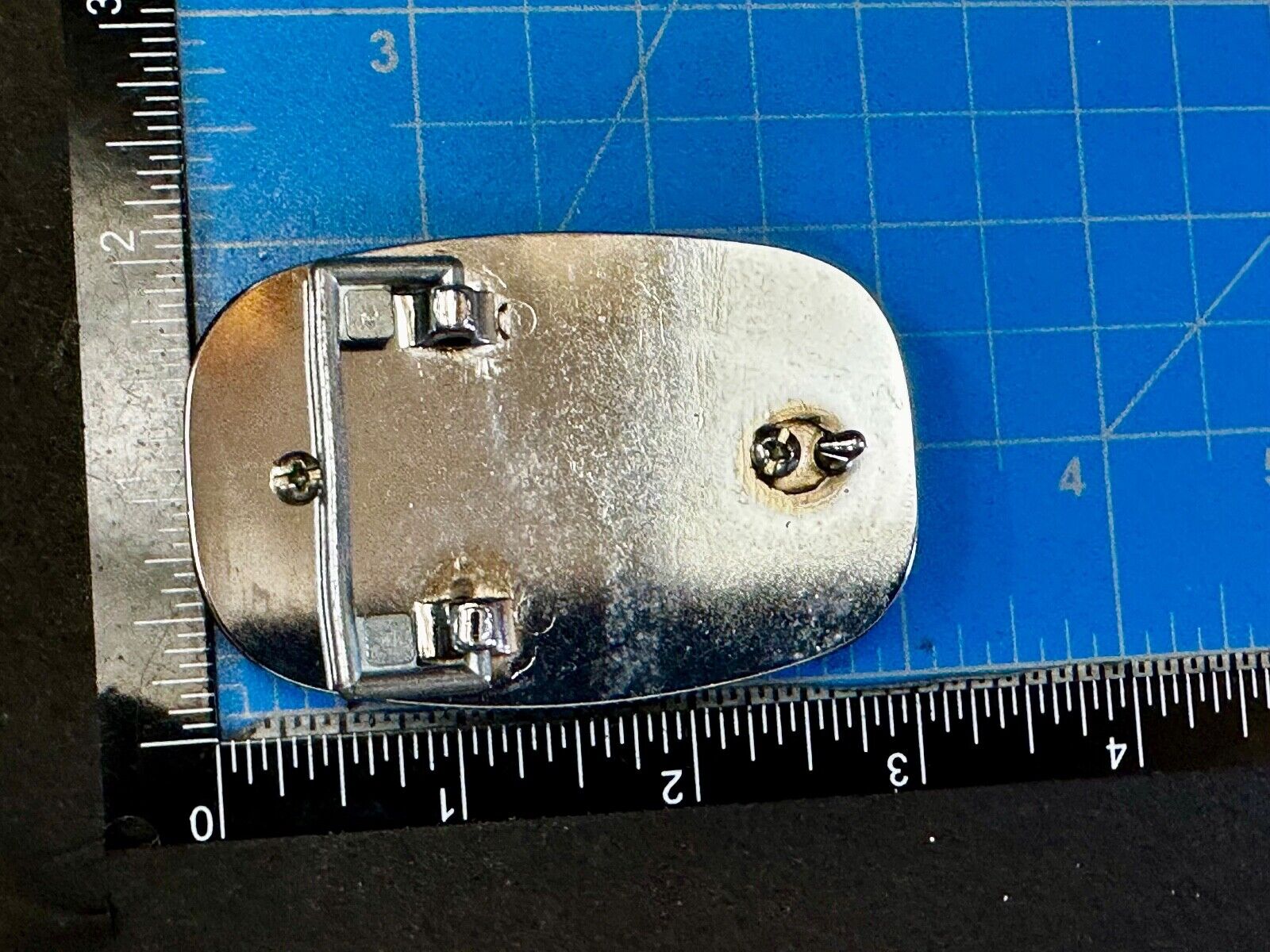 30 x 40 mm Silver Tone Horizontal Belt Buckle for your Cabochon Gem Stone