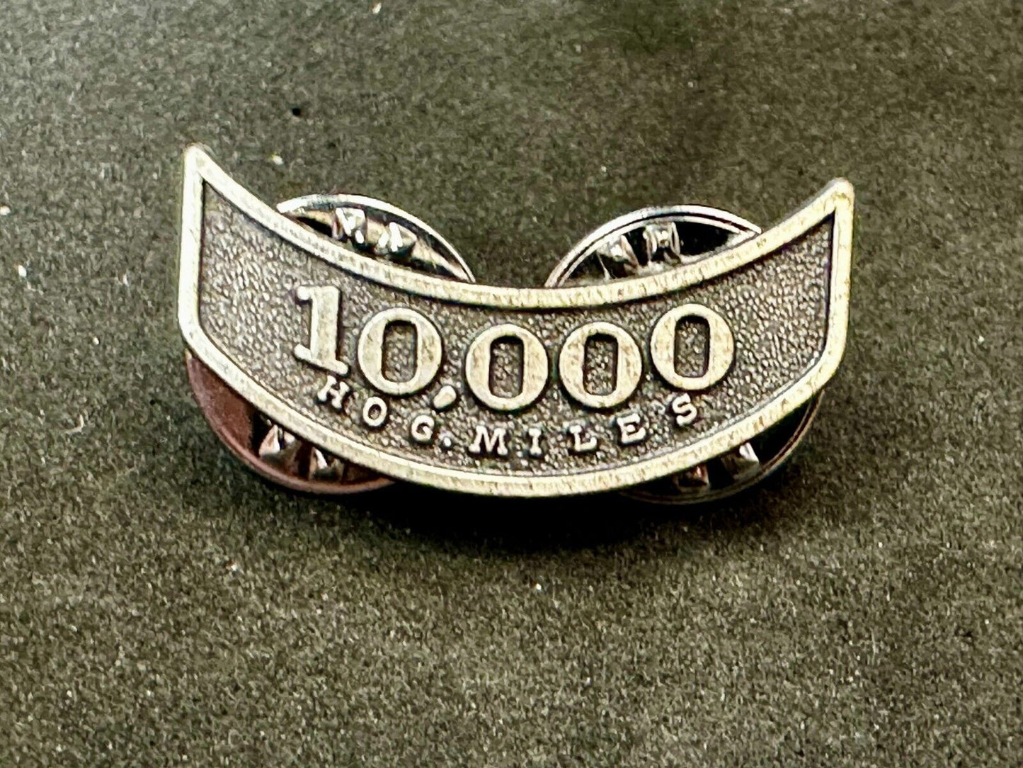 10,000 HOG Miles Award Harley Davidson Motorcycles Pin for Jacket Hat or Vest