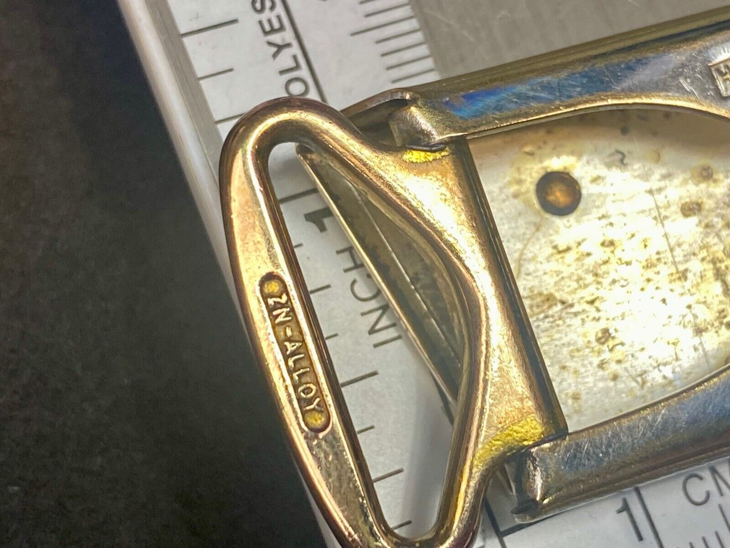 Vintage Hickok Usa Alphabet Letter "G" 1.5" Monogram Belt Buckle