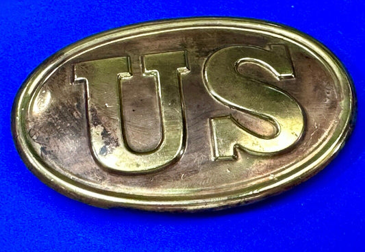 U.S. CIVIL WAR WAIST BELT PLATE US Soldiers Replica Belt Buckle  unknown to me!