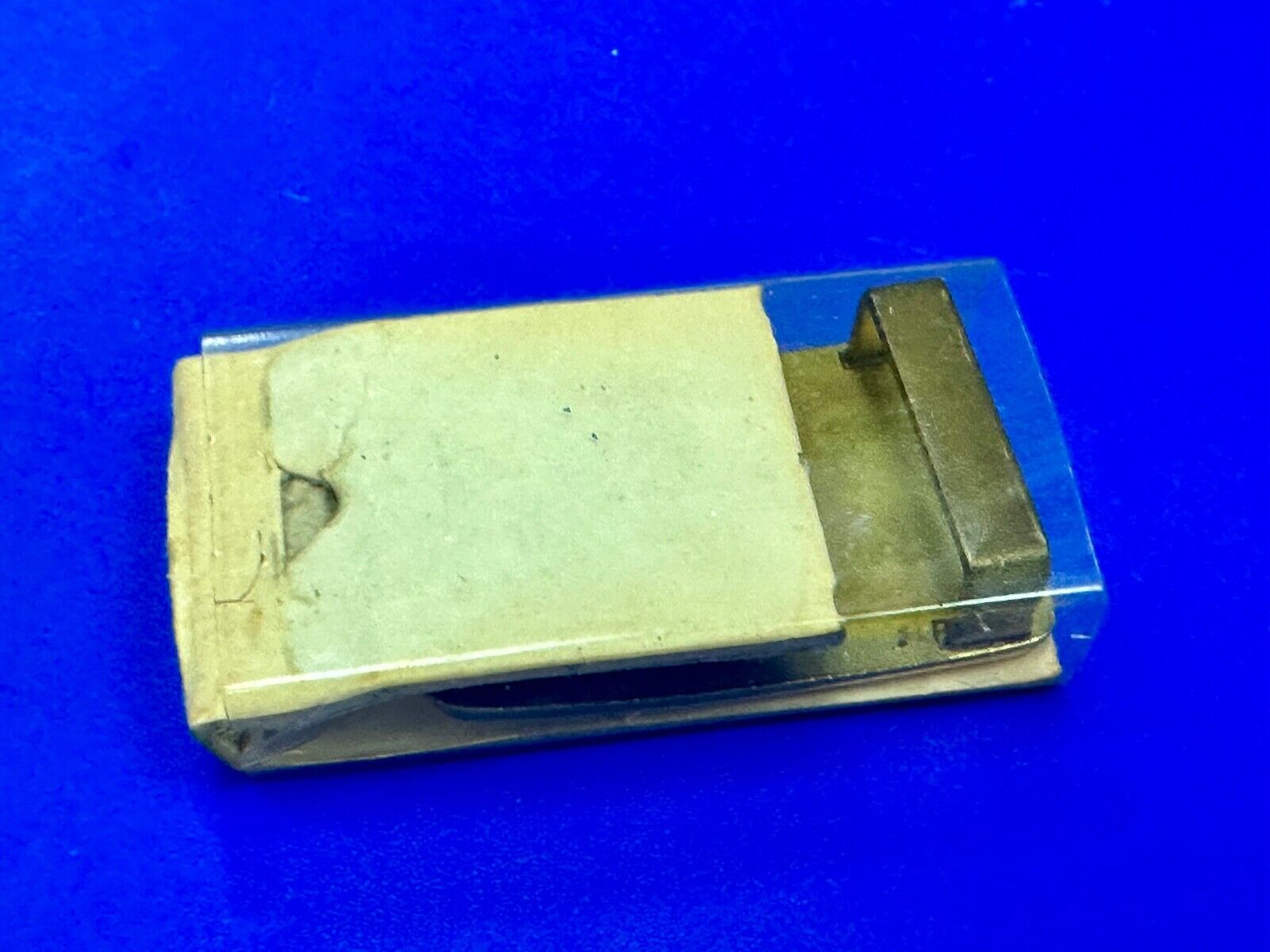 ABC Bowling League Award NOT engraved most improved trophy 1963 NOS belt buckle