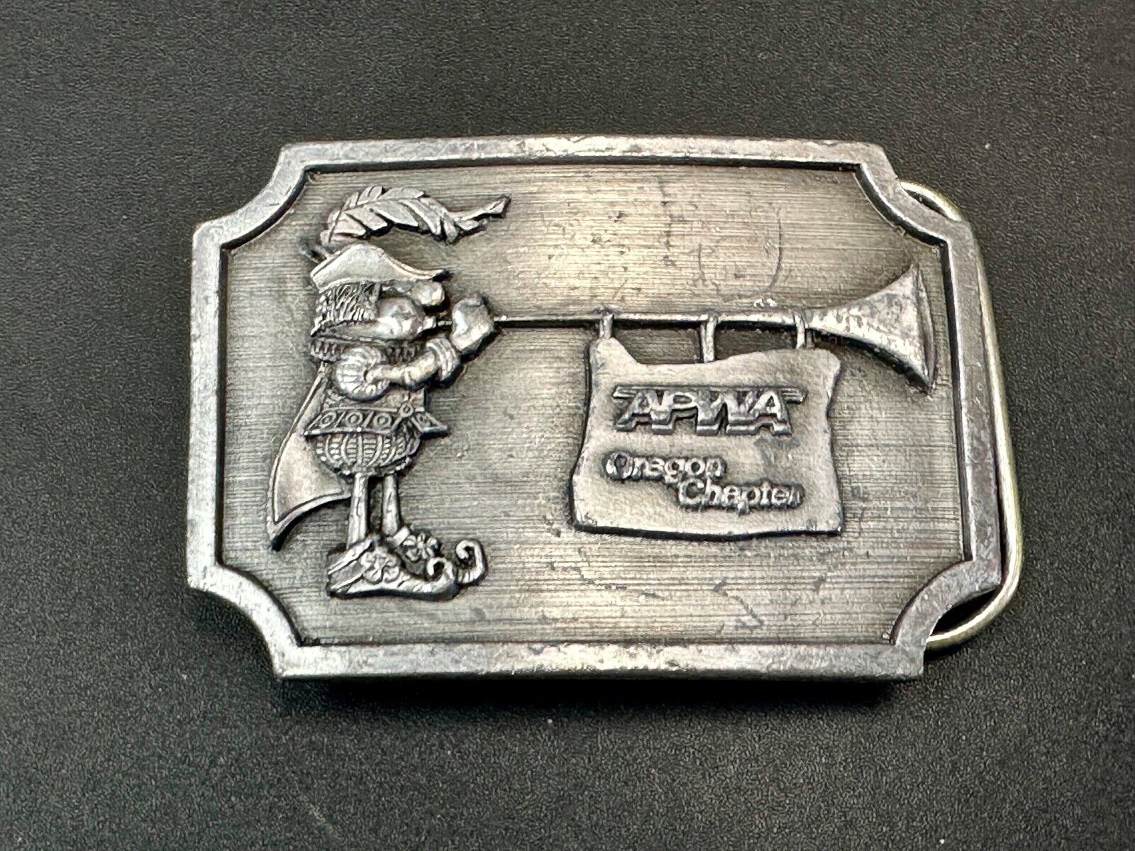 APWA Oregon chapter American Public Works Association Conference belt buckle