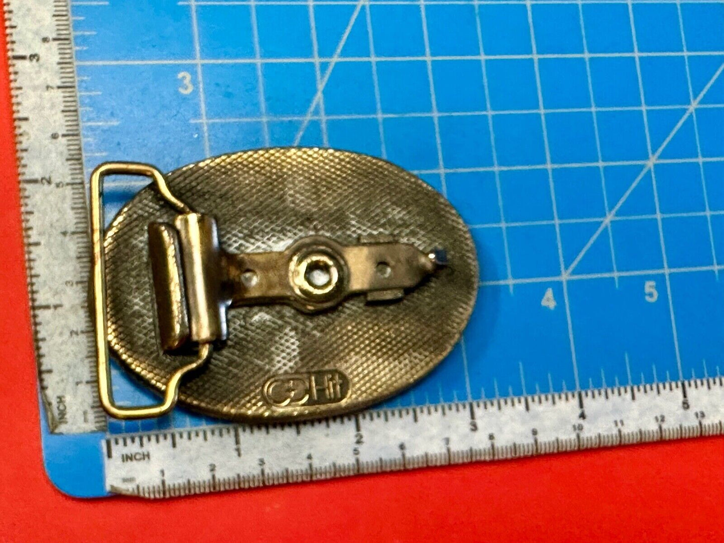 Vintage B & Y Trucking Western Promotional Advertising belt buckle