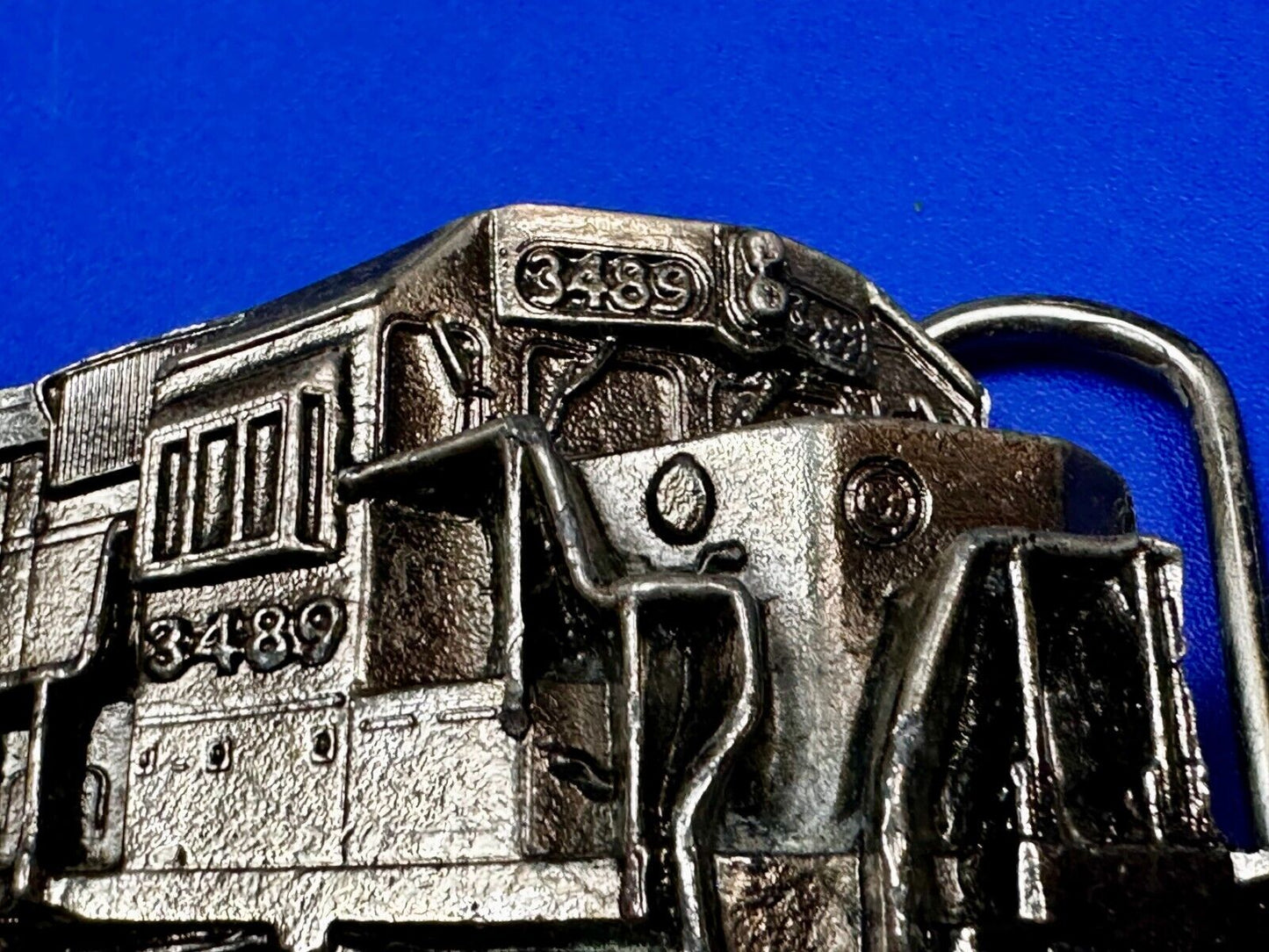 3489  Train Locomotive RailRoad Vintage 1980 - The Great American Belt Buckle Co