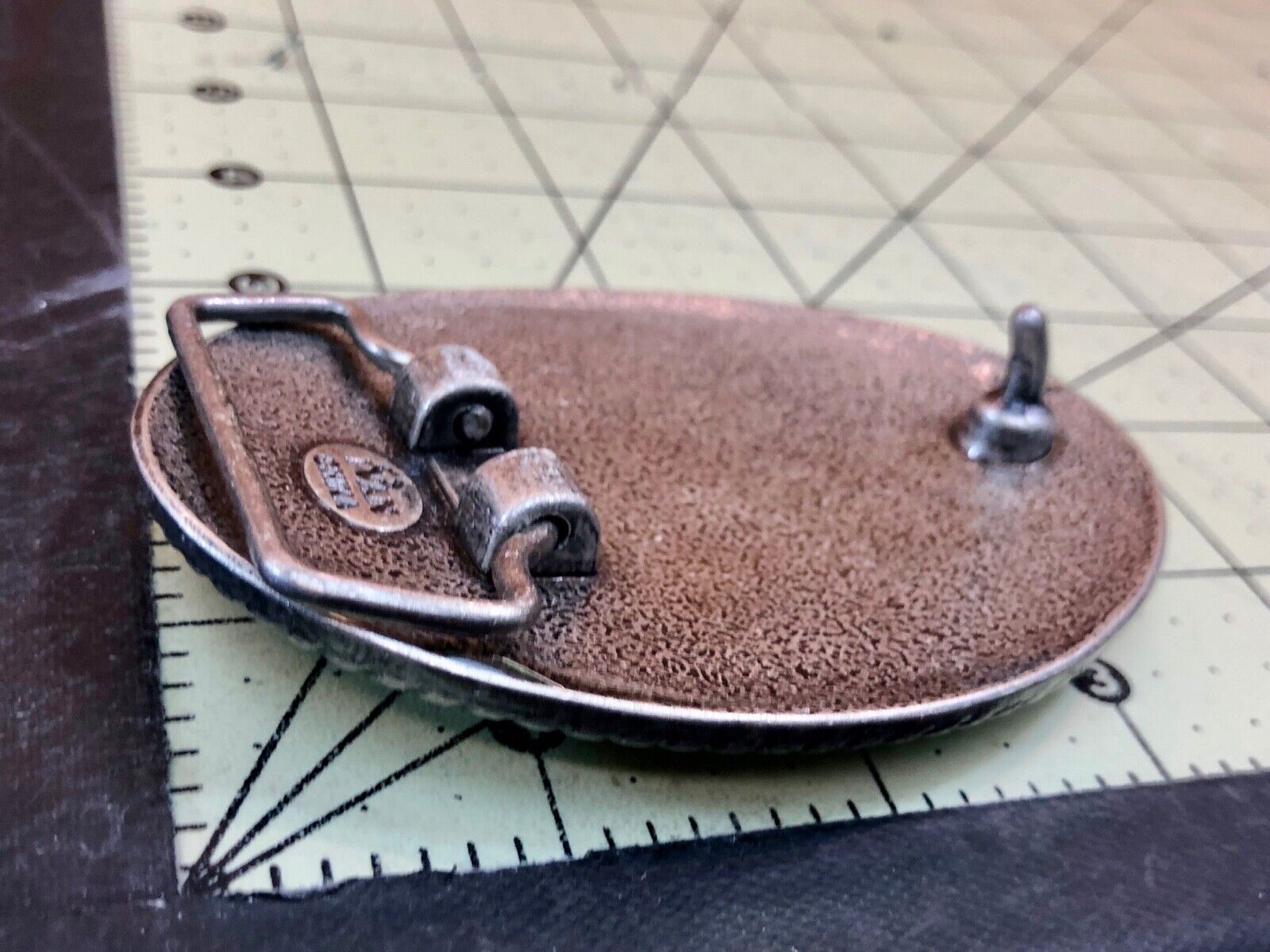 Unique IVAN belt buckle - Stone Art Artisan pattern design 
