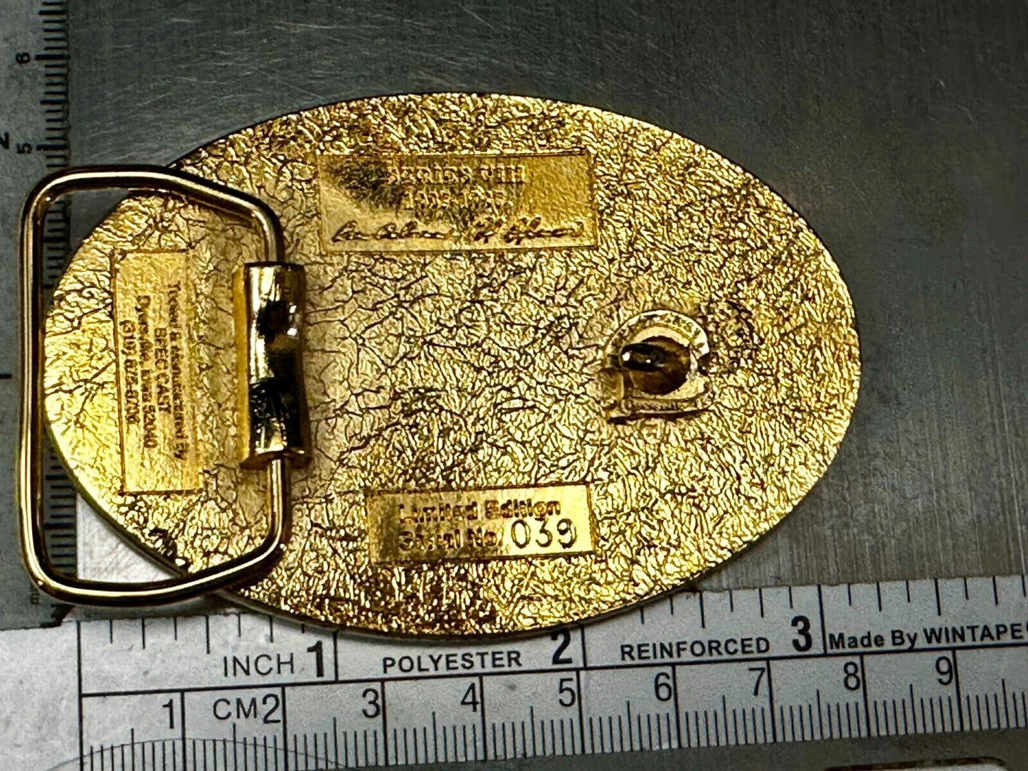 60 years TISCO Tractor Implement Supply company Vintage Belt Buckle by Speccast