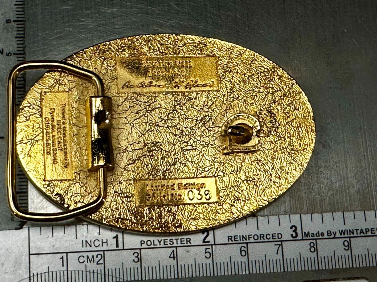60 years TISCO Tractor Implement Supply company Vintage Belt Buckle by Speccast