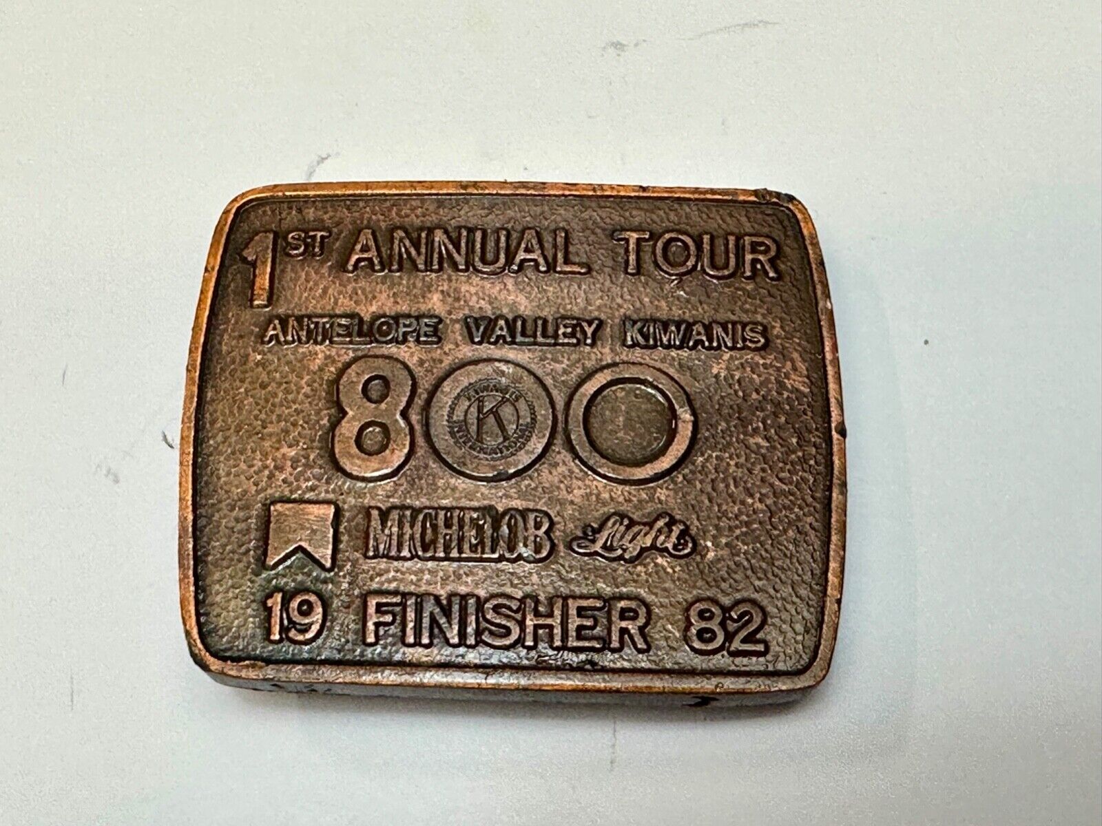 Antelope Valley 800 Kiwanis Finisher Belt Buckle 1st Annual Tour
