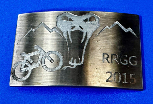 2015 RRGG Viper Logo Event Trail Mountain BMX Bike Race Ride Biker Belt Buckle
