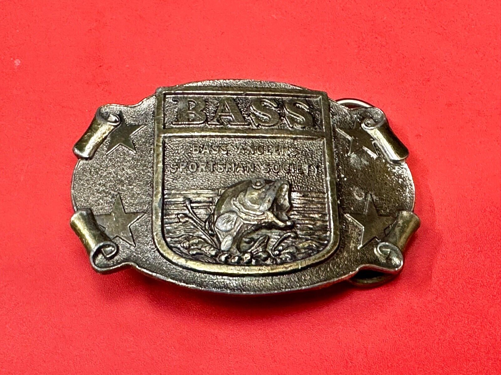 BASS Fishing Anglers Sportsman's Society Club 0 Great American Belt buckle Co