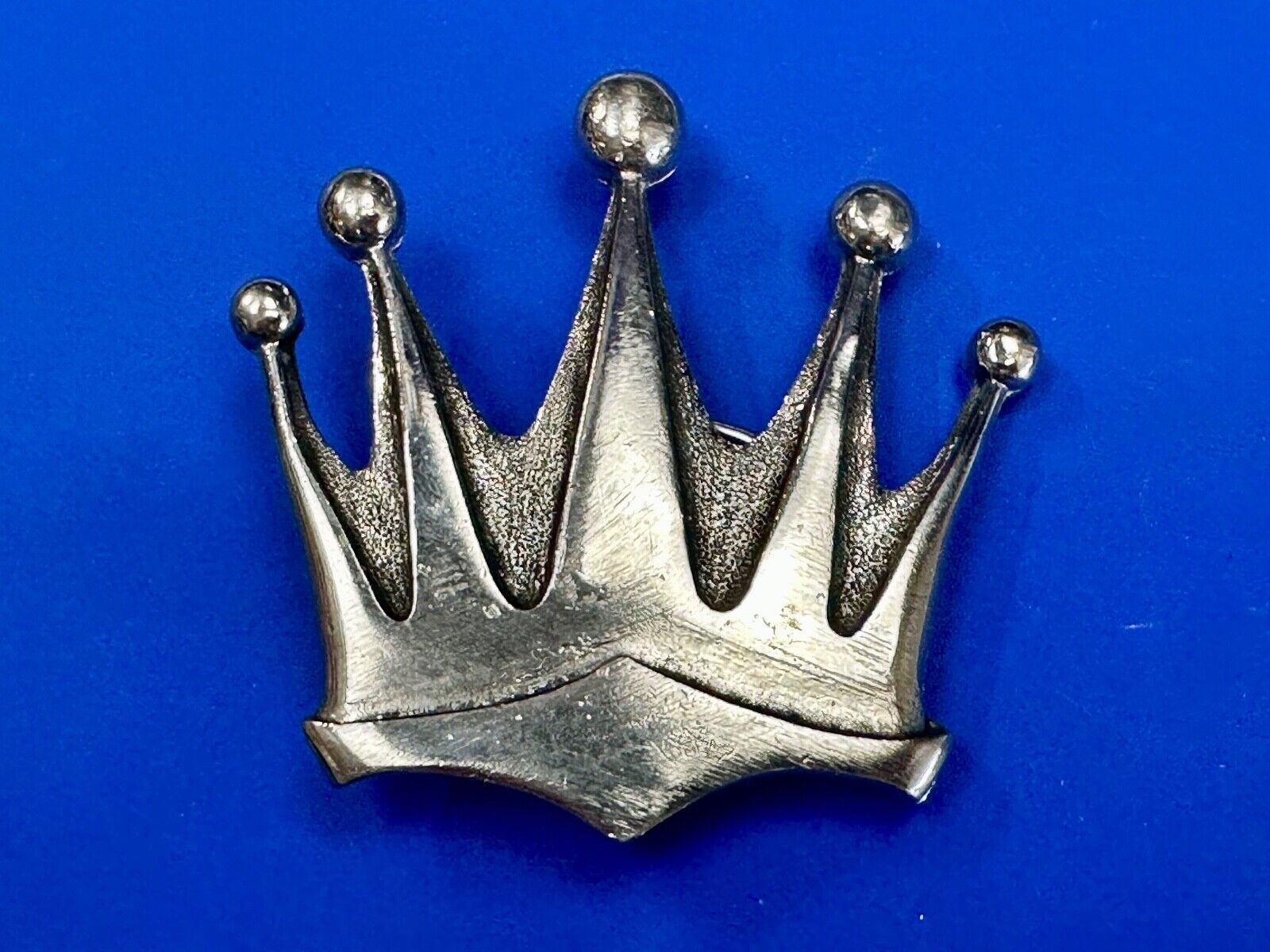 5 point CROWN Shaped Cutout Belt Buckle by Silver Star, 'The Originator