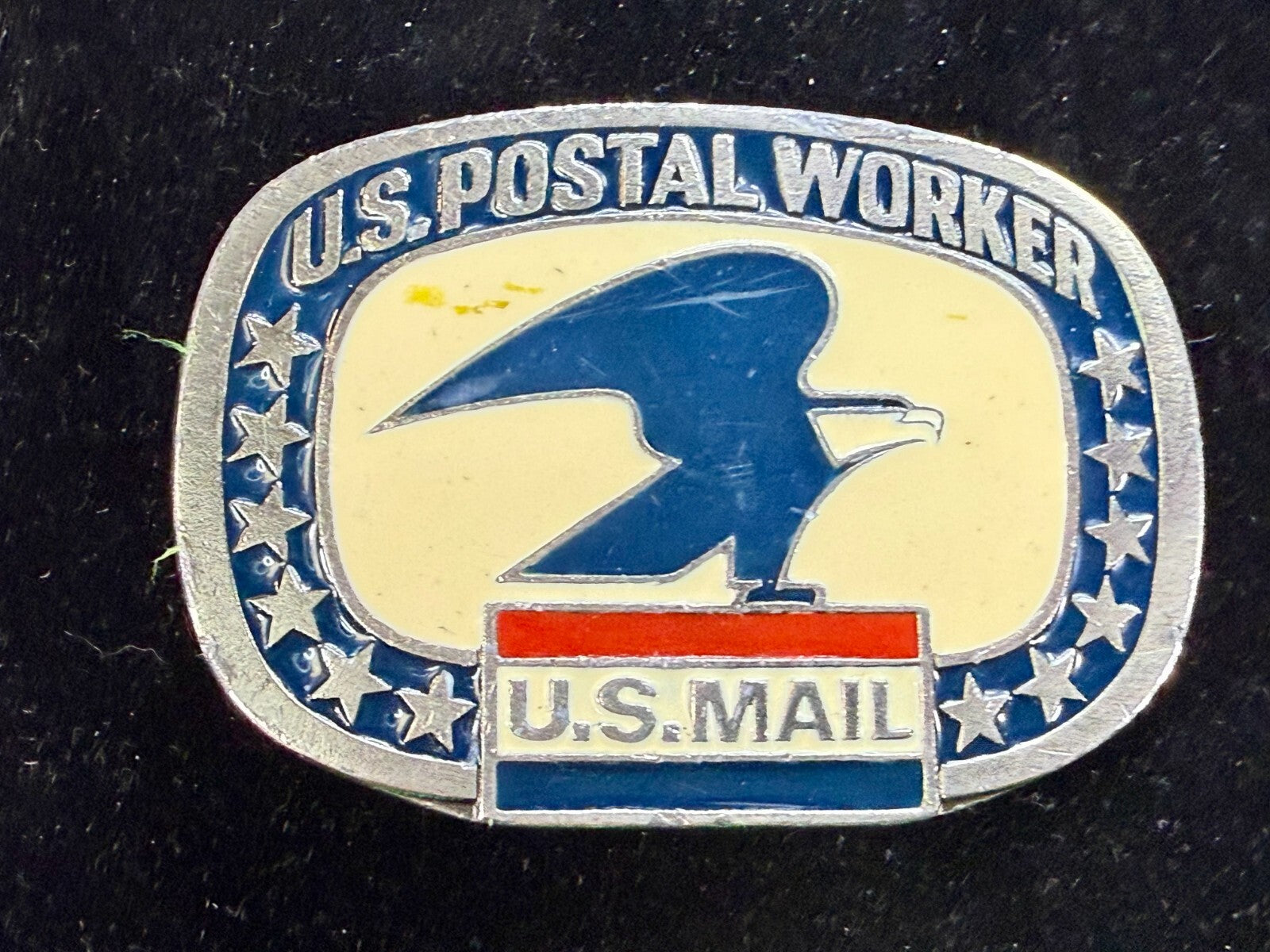 U.S. Postal Worker Service U.S Mail Vintage Buckle Bakery Belt Buckle