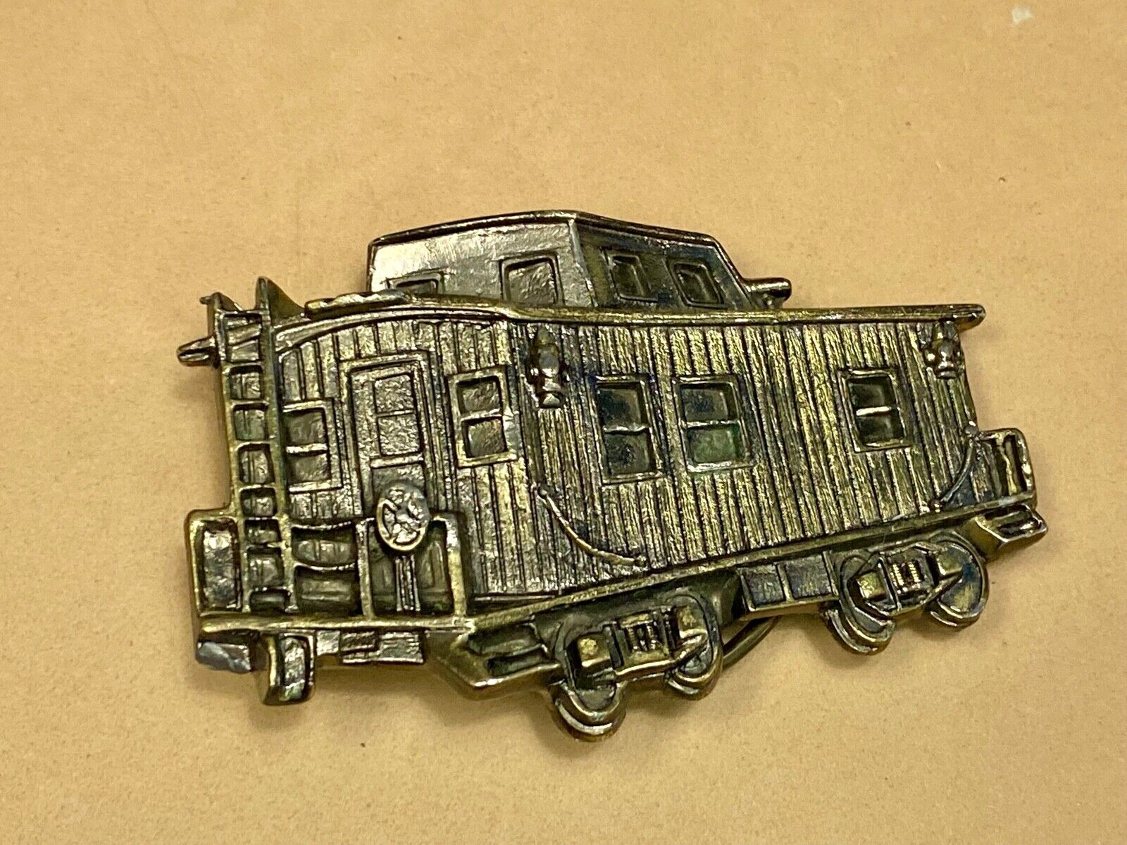 Vintage 1979 Train Caboose Cut Out - Collectors - Great American Belt Buckle Co