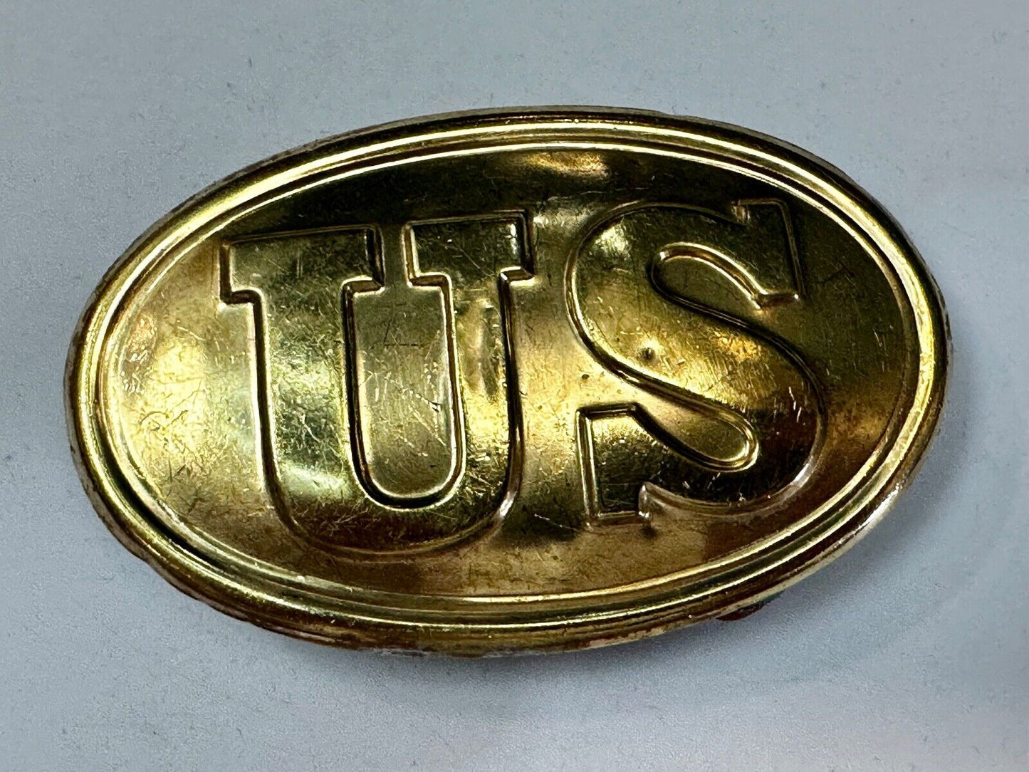 US Civil War Union Infantry Enlisted Soldier Replica Belt Buckle - see markings