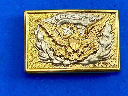  American Eagle Belt Buckle E Pluribus Unum Crest Shield marked 🤔PAKISTAN? 