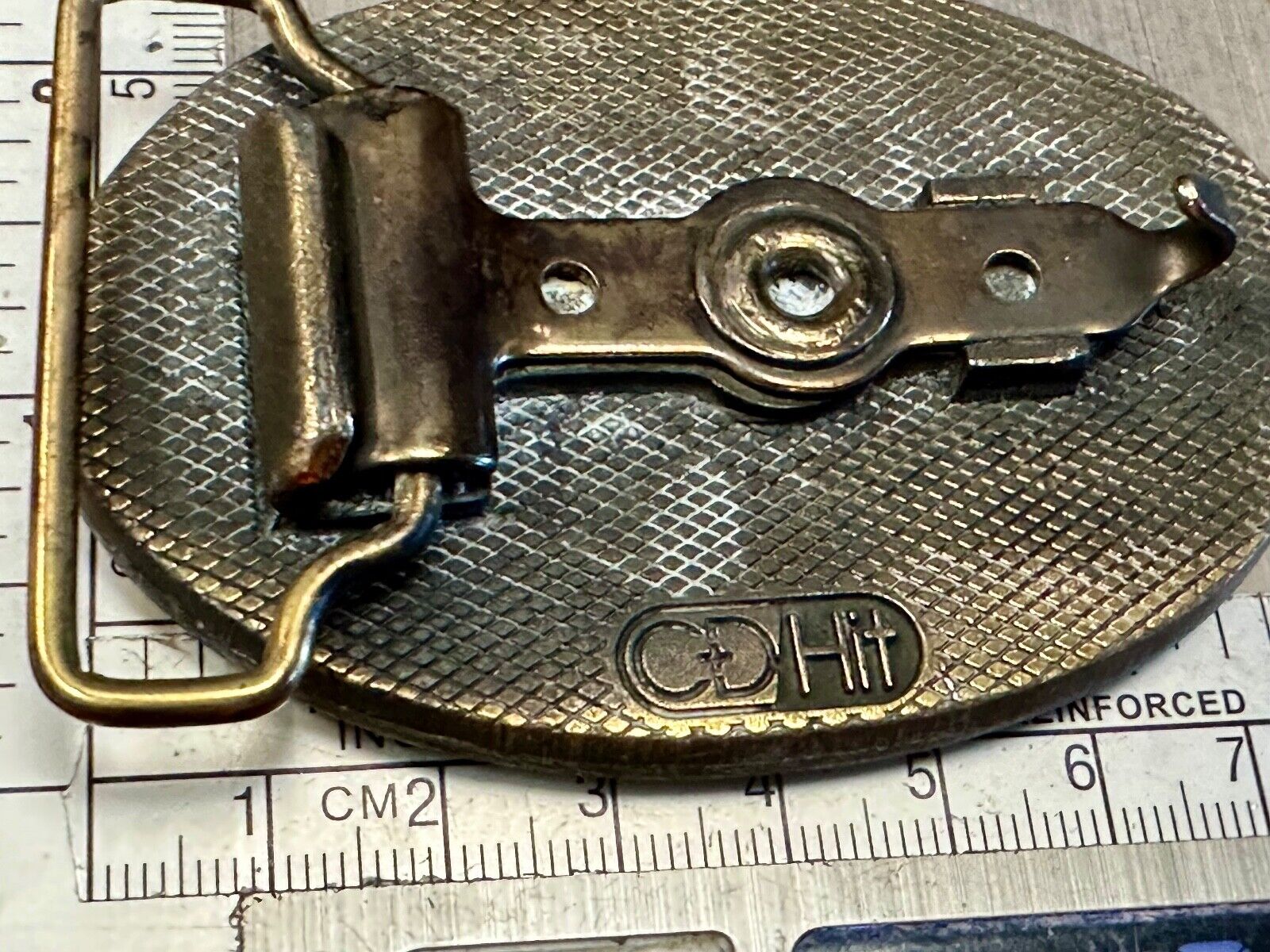 Vintage B & Y Trucking Western Promotional Advertising belt buckle