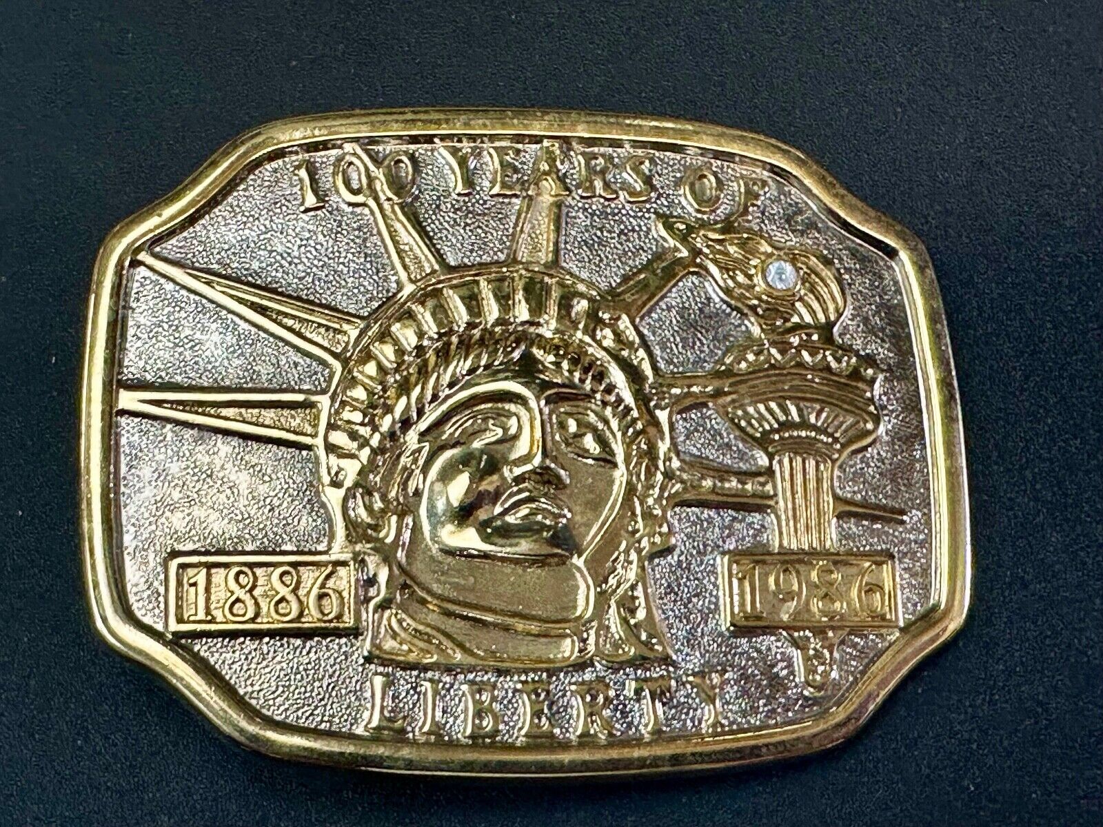 100 years of The Statue of Liberty New York City Commemorative  belt buckle