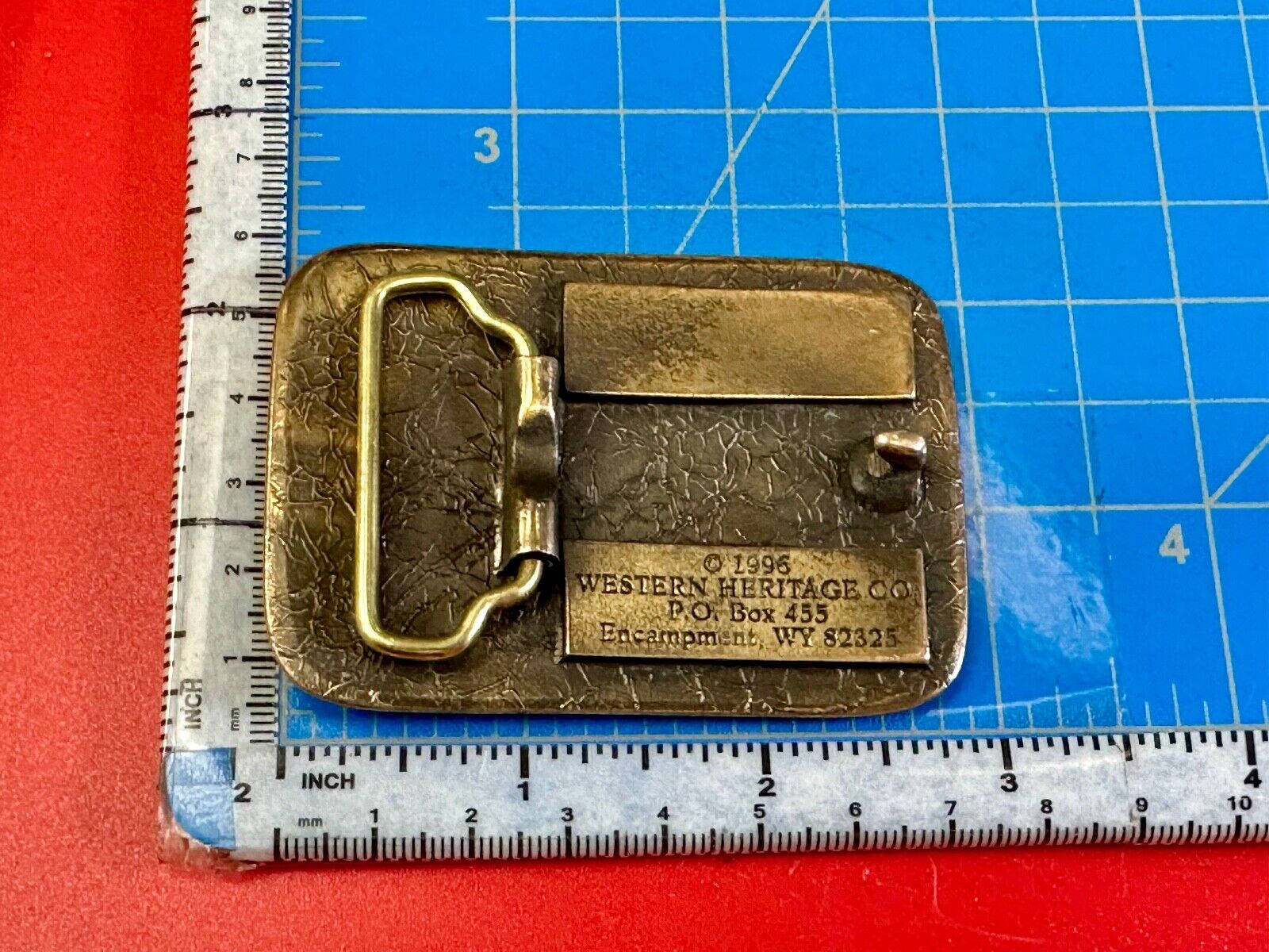 Battle Command Training Program US Army  award 1996 Western Heritage belt buckle