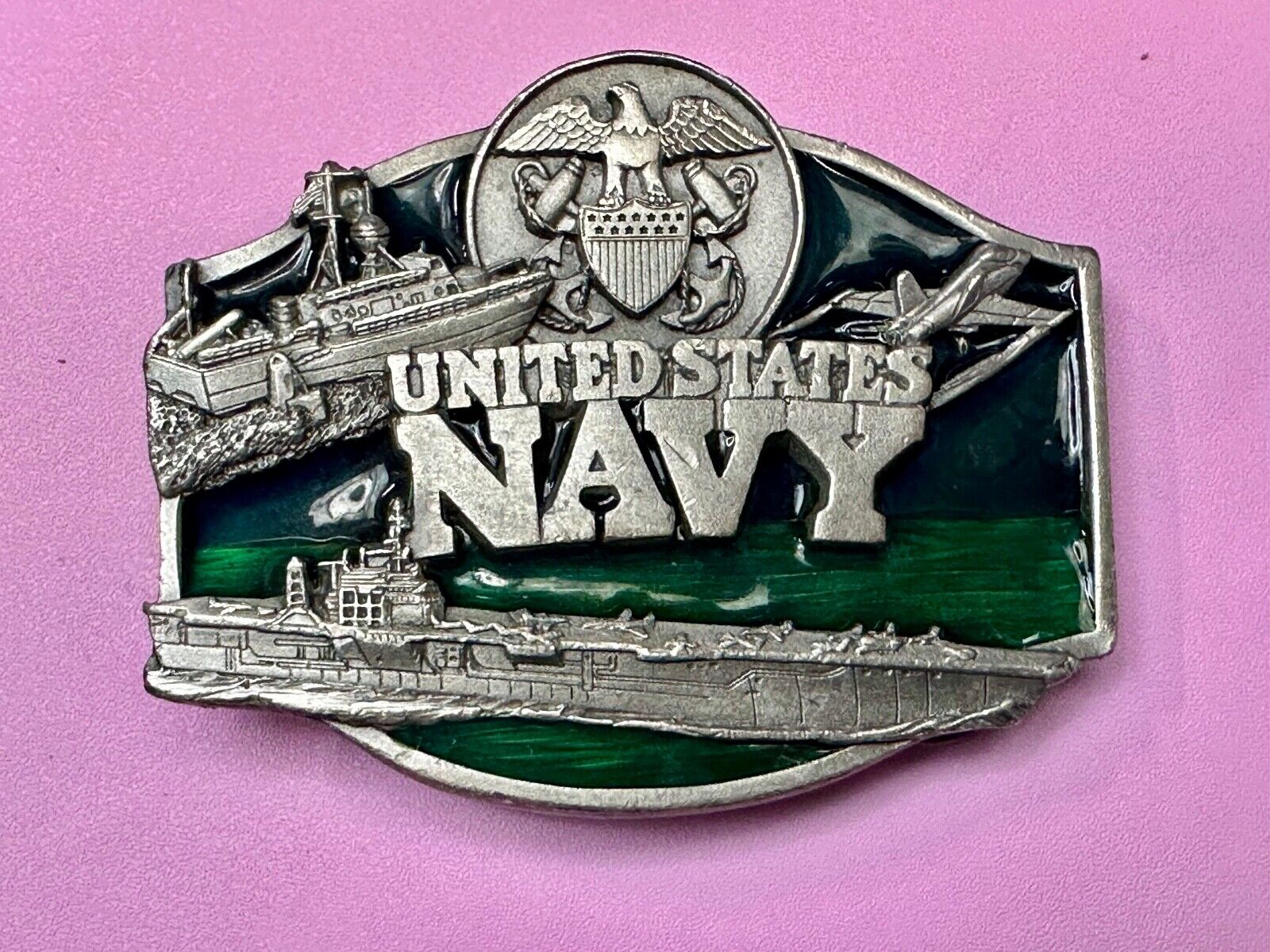 United States Navy - Patriot America G-50 Commemorative Siskiyou Belt Buckle