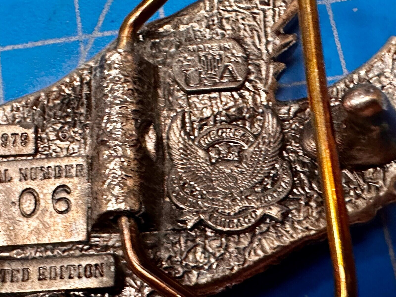 Majestic Flying Eagle Cutout Vintage 1979  - The Great American Belt Buckle #506